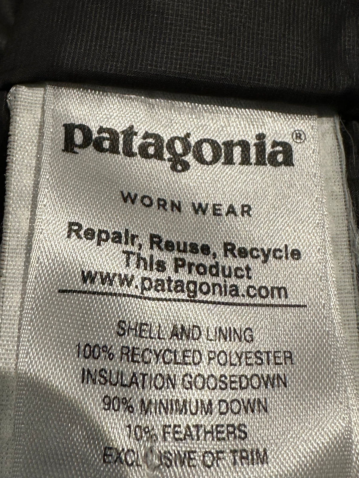 Daunen Jacke Patagonia (XXL Herren) Isolation Steppjacke schwarz