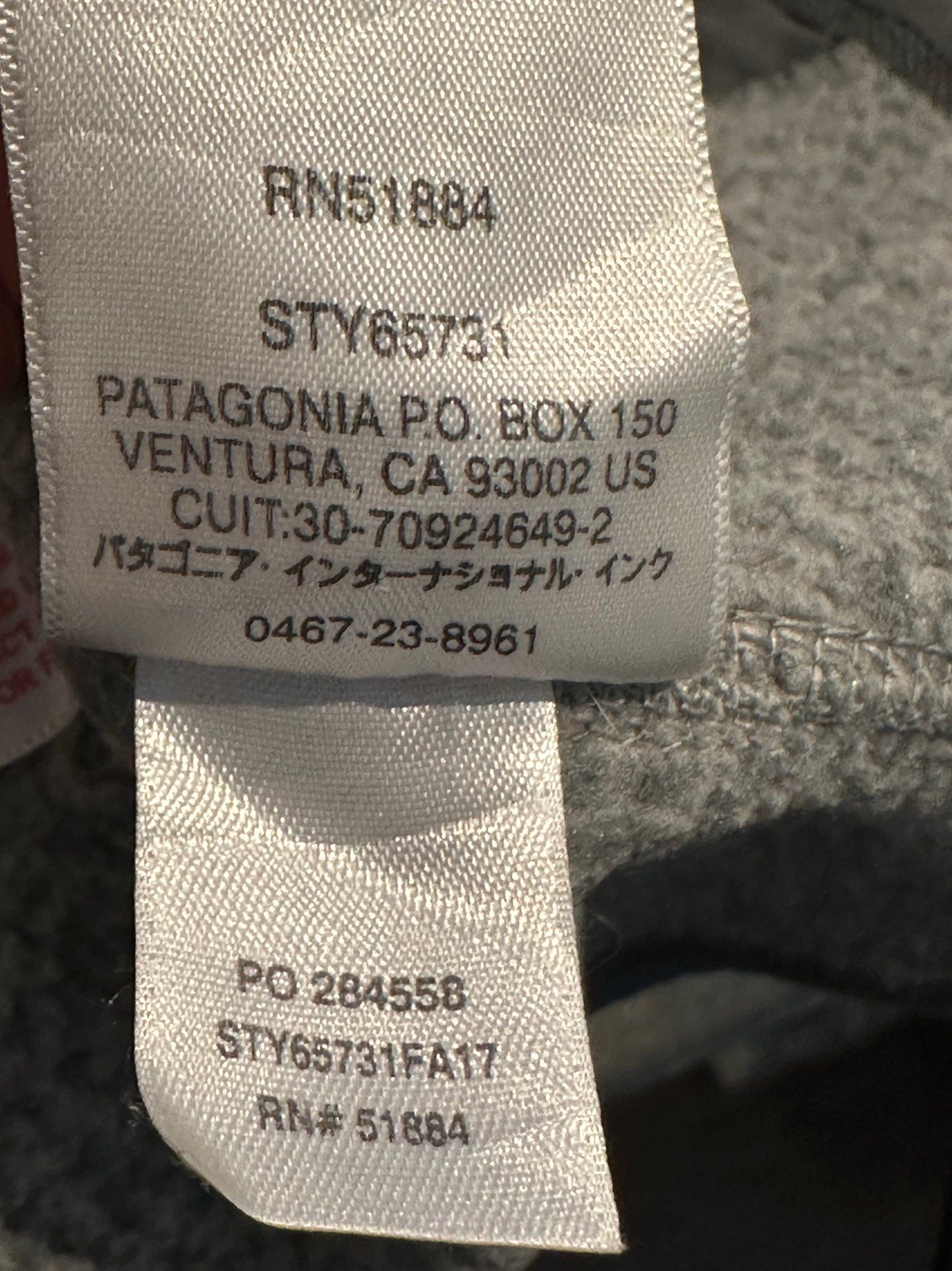 Patagonia Fleece Jacke (S Damen) Better Sweater grau