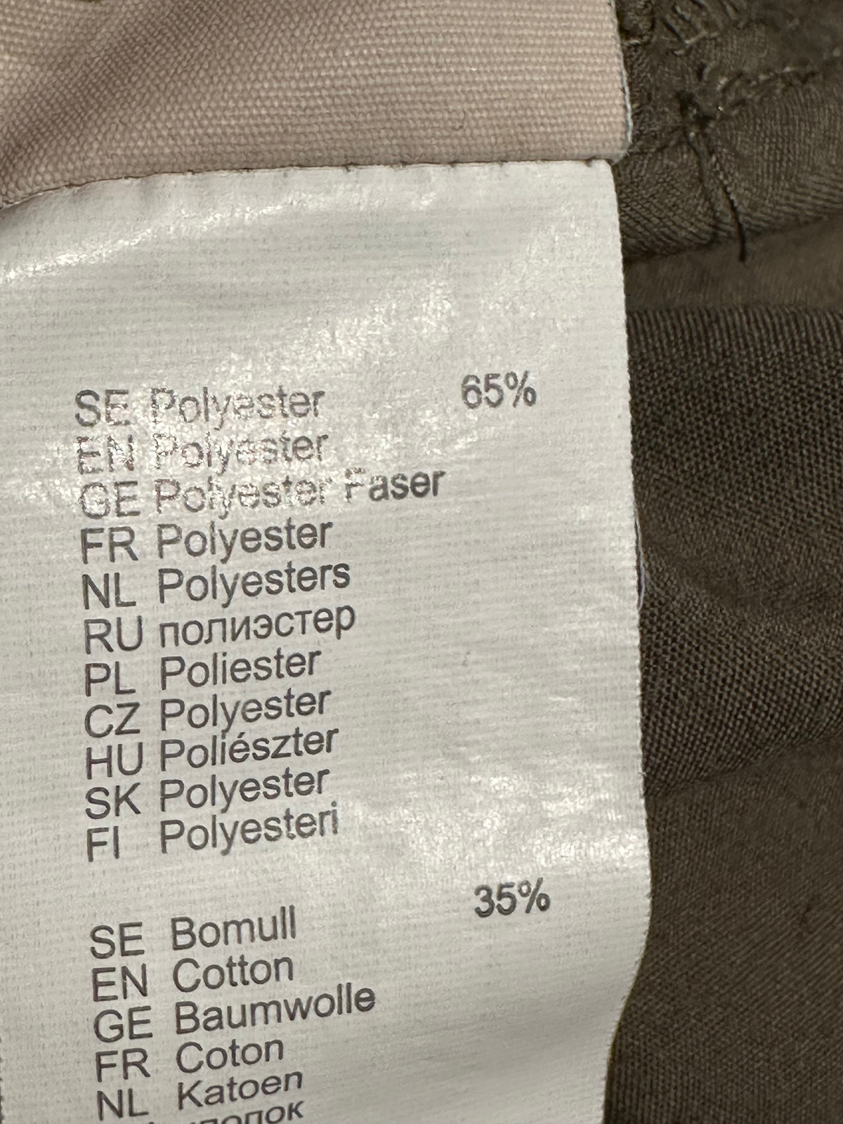Fjällräven Barents Hose (M Herren) khaki braun