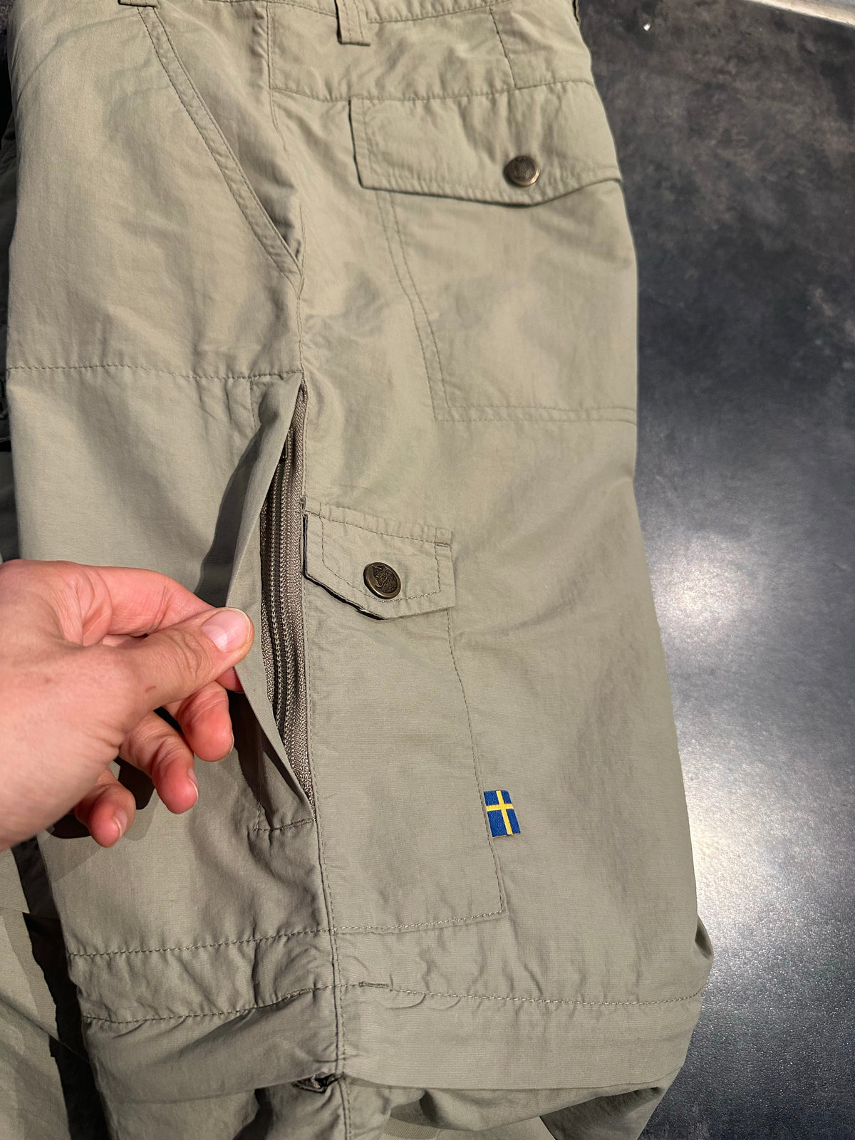2in1 Hose Fjällräven (Damen M-L) Zip Off beige