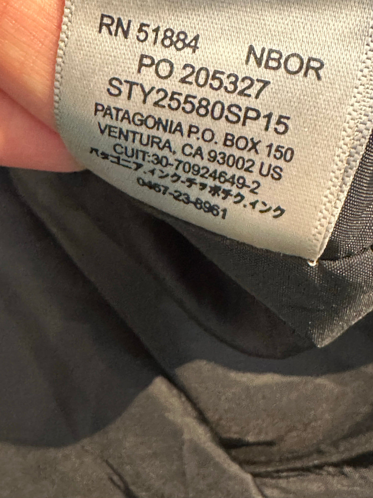 Teddy Jacke Patagonia (M Herren) schwarz weiß blau