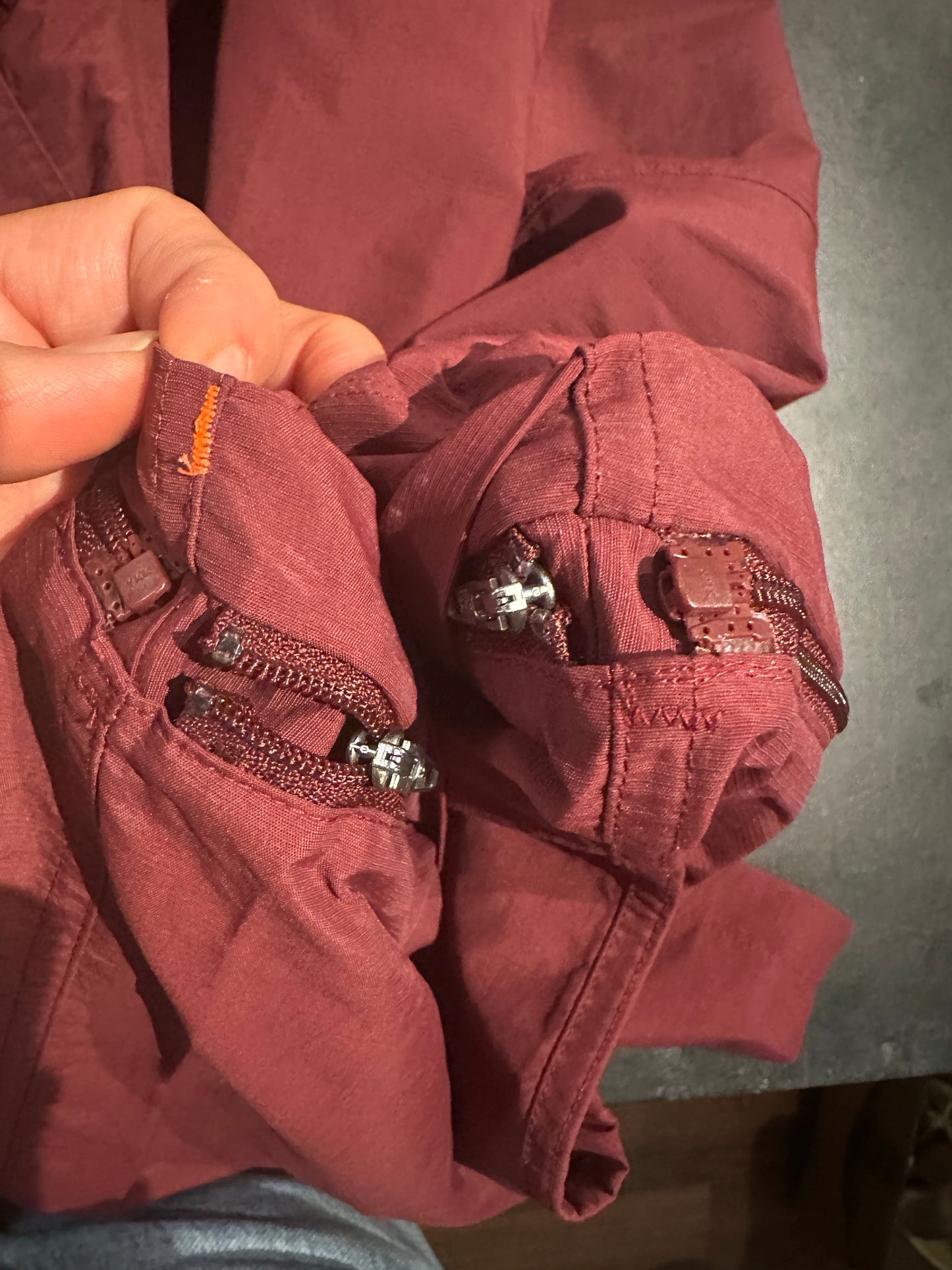 Zip Off Trekking Hose Vaude 2 in 1 (XS/S Damen) bordeaux