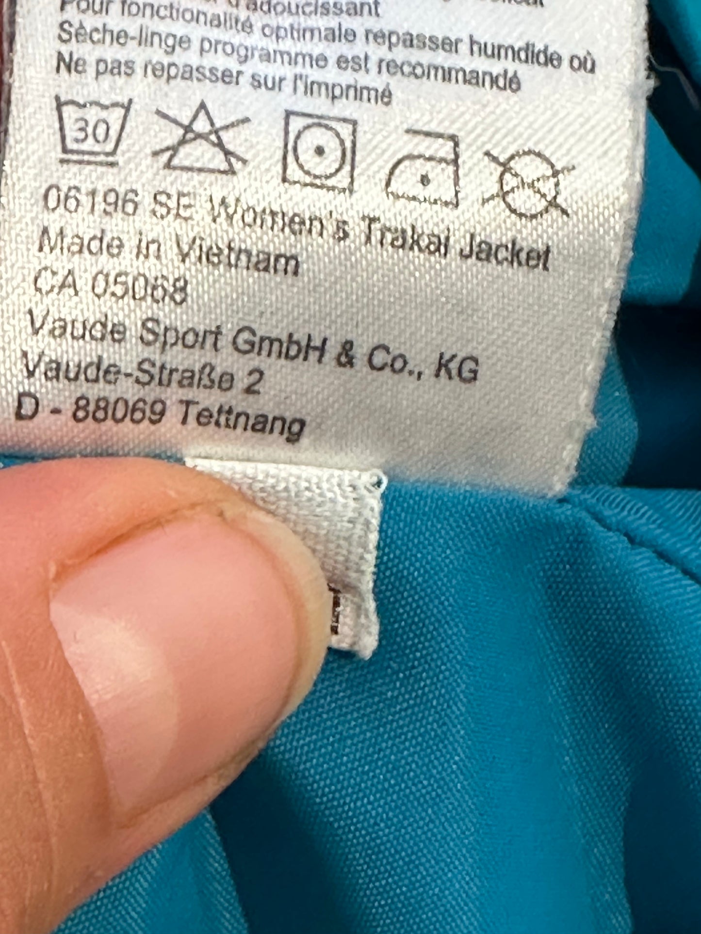 Regen Jacke von Vaude (L-XL Damen ) 3-lagig blau