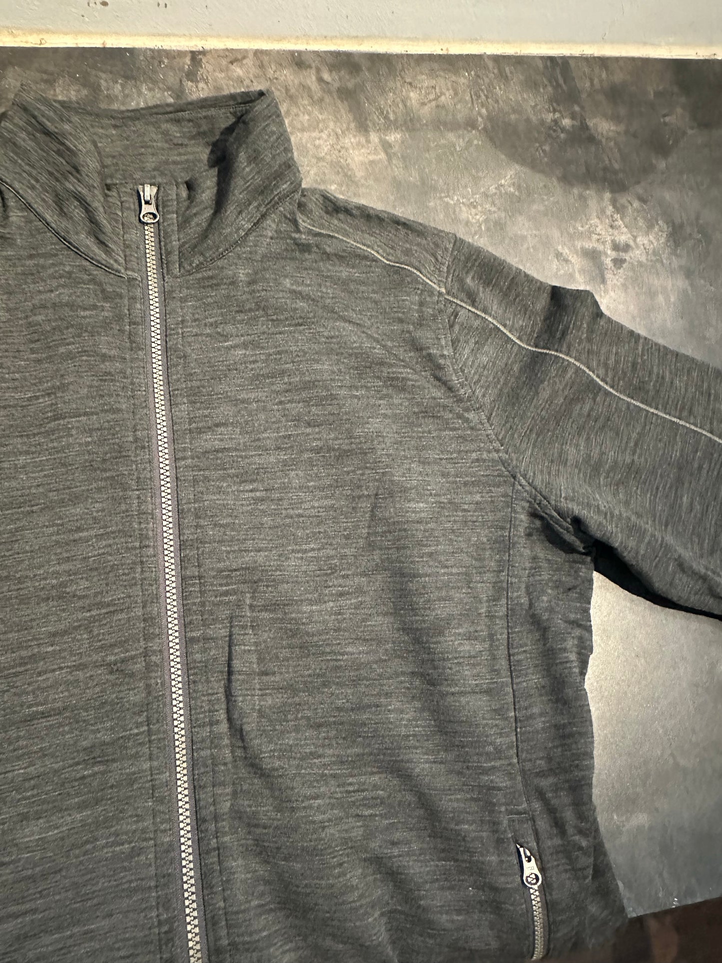 Merino Zip Jacke von Icebreaker (XL Damen) dunkelgrau