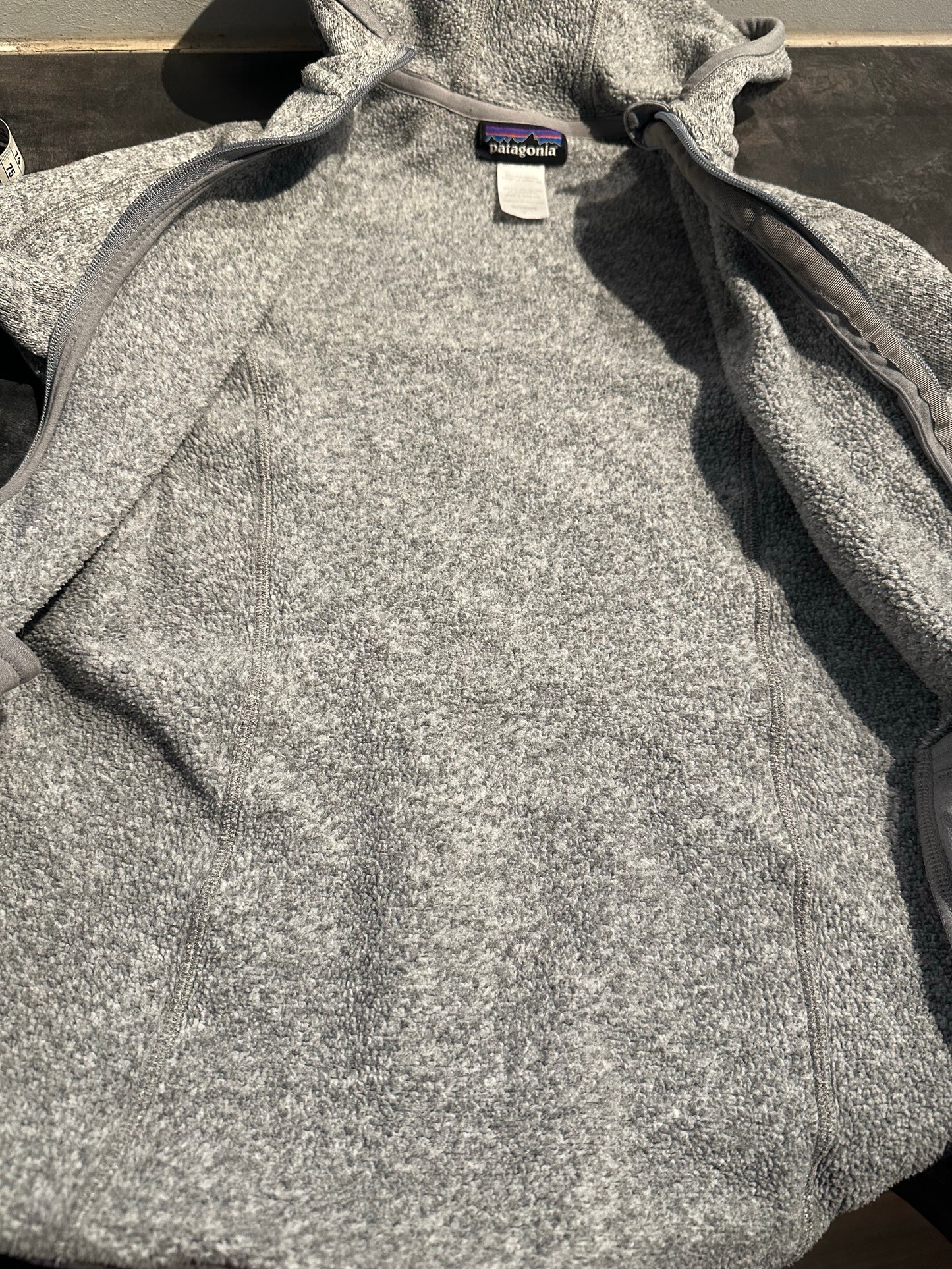 Patagonia Fleece Jacke (XS Damen) Better Sweater Hoodie grau