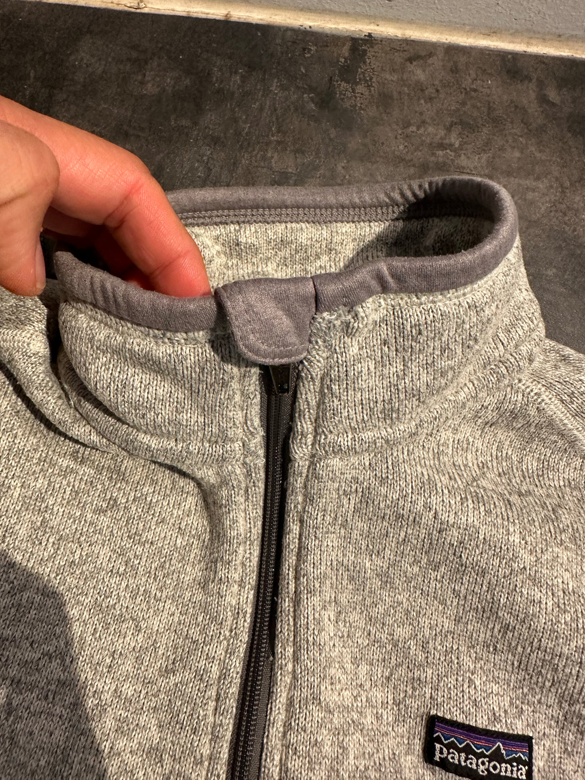 Patagonia Fleece Jacke (M Damen) Better Sweater grau