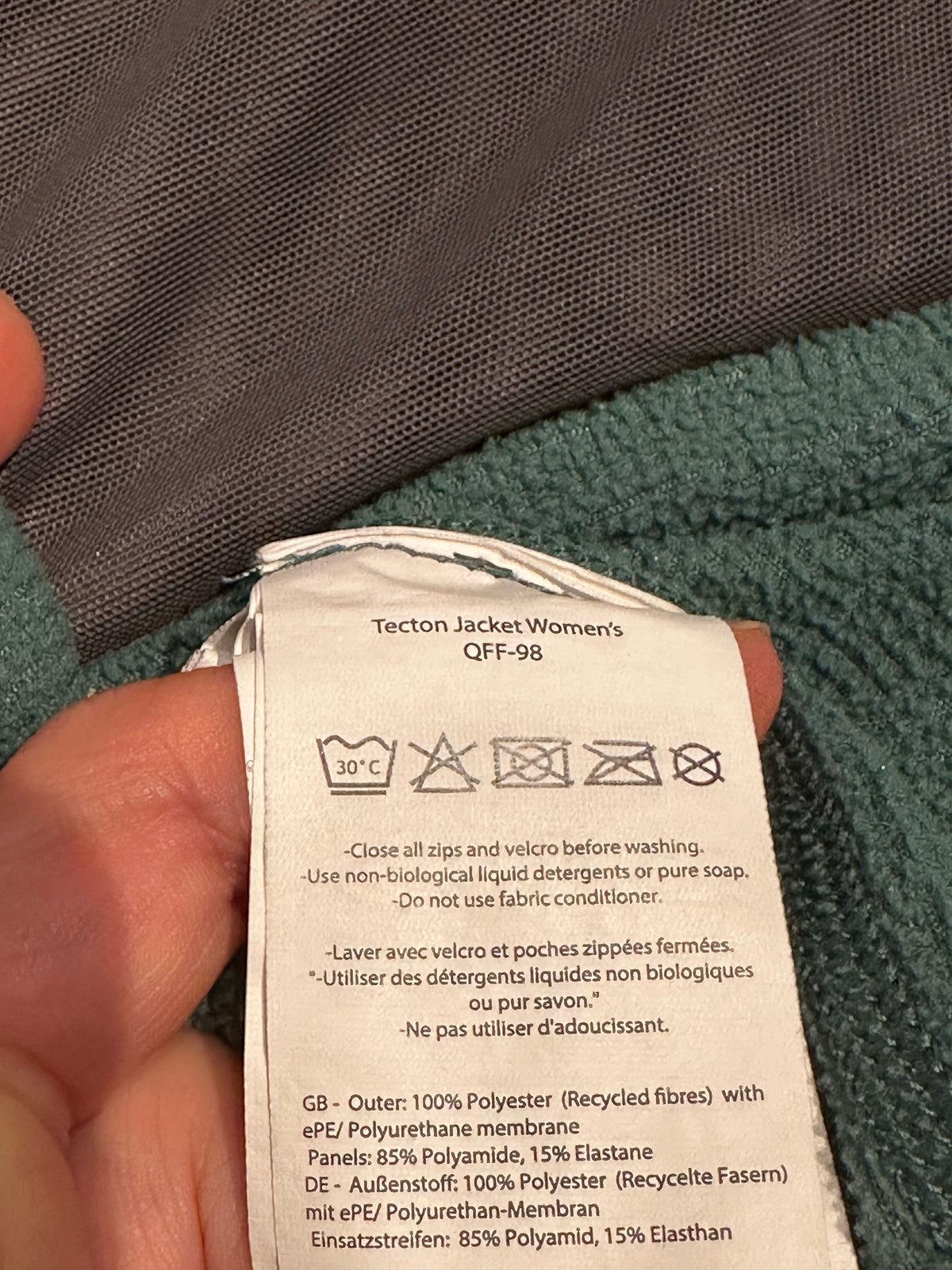 Fleecejacke Rab (M Damen) Zipper Hoodie grün