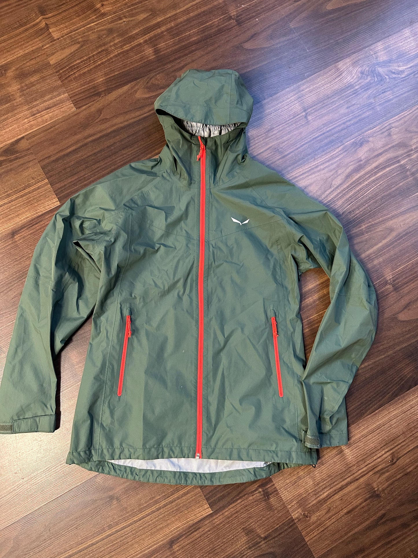 Regen Jacke von Salewa (L Damen) wasserdicht grün