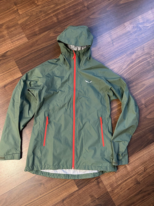 Regen Jacke von Salewa (L Damen) wasserdicht grün