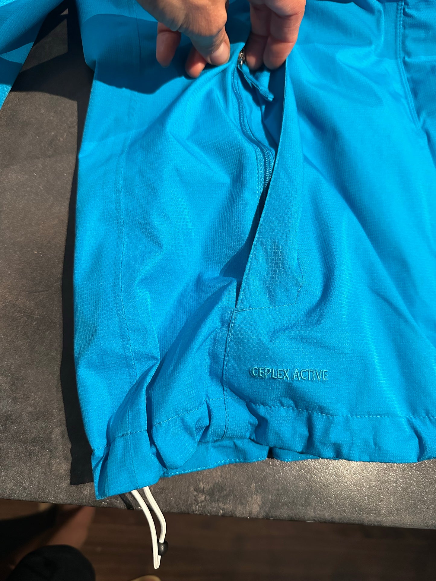 Regen Jacke von Vaude (M-L Damen ) 3-lagig blau
