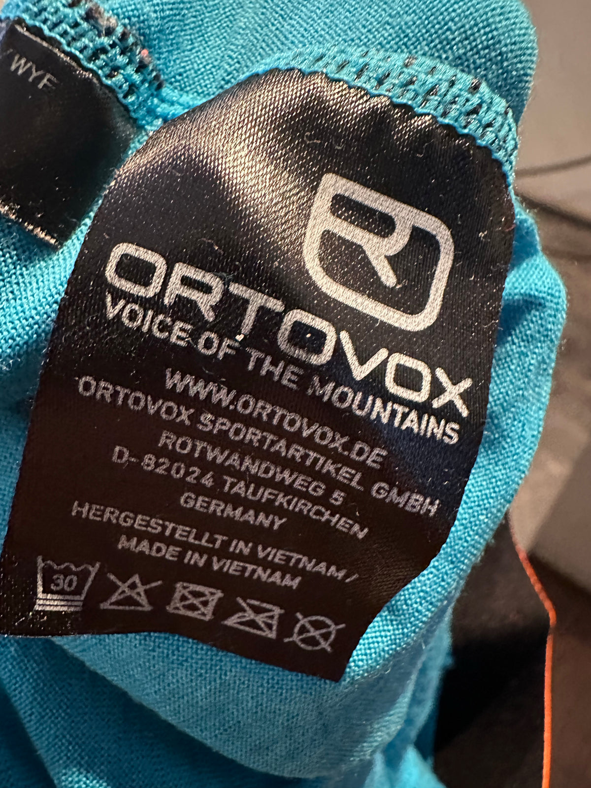 3/4 Lange Unterhose L Damen Ortovox Schurwolle blau
