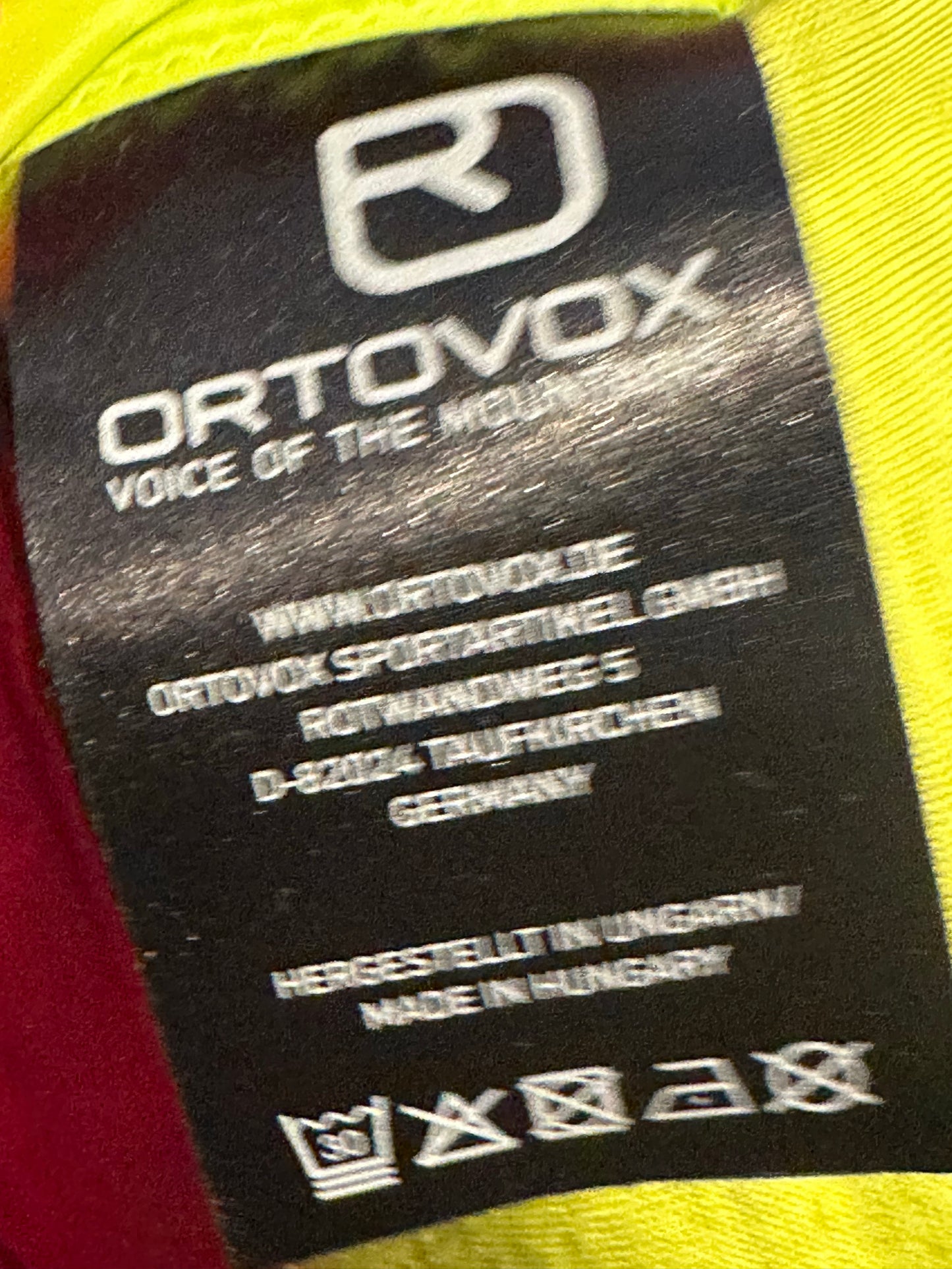 Ski Rock von Ortovox Swisswool (Damen S) pink schwarz