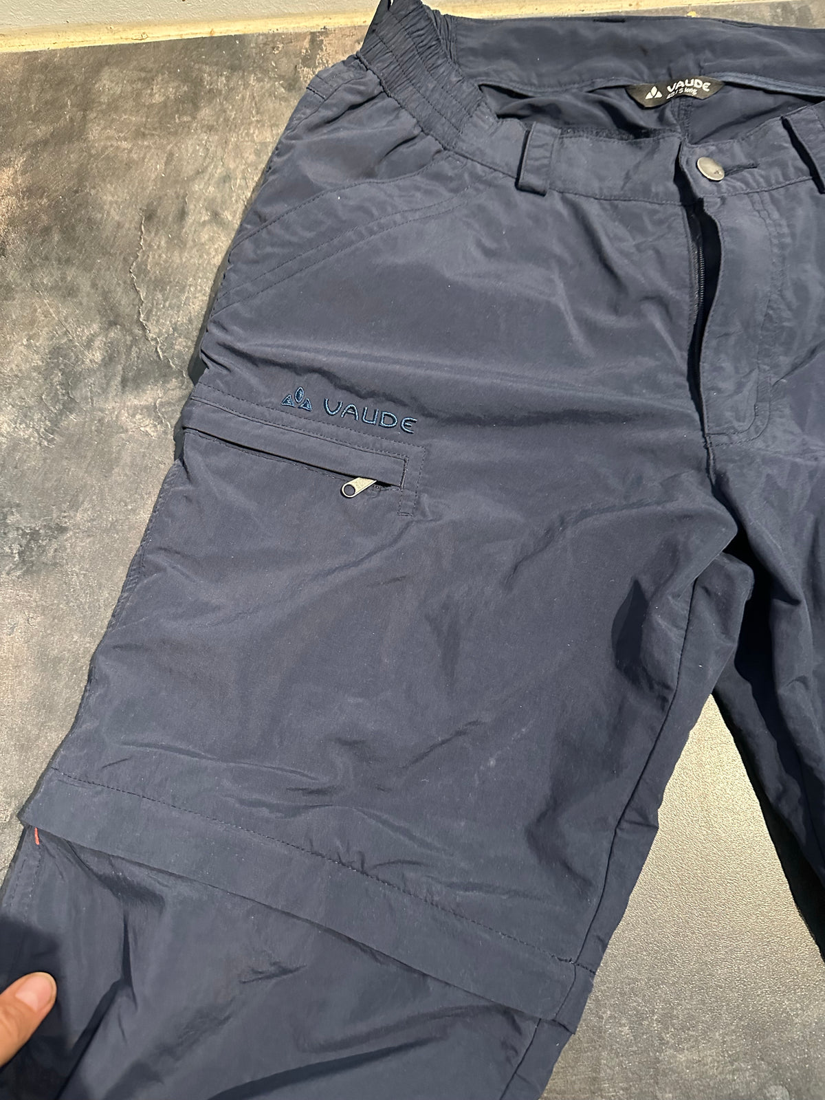 Zip Off Trekking Hose Vaude 2 in 1 (M Damen) marineblau