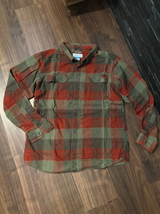 Langarm Hemd von Columbia (XL Herren) Baumwolle kariert