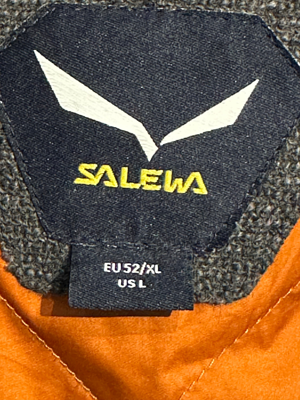 Wolljacke von Salewa (XL Herren) Parka gefüttert dunkelgrau