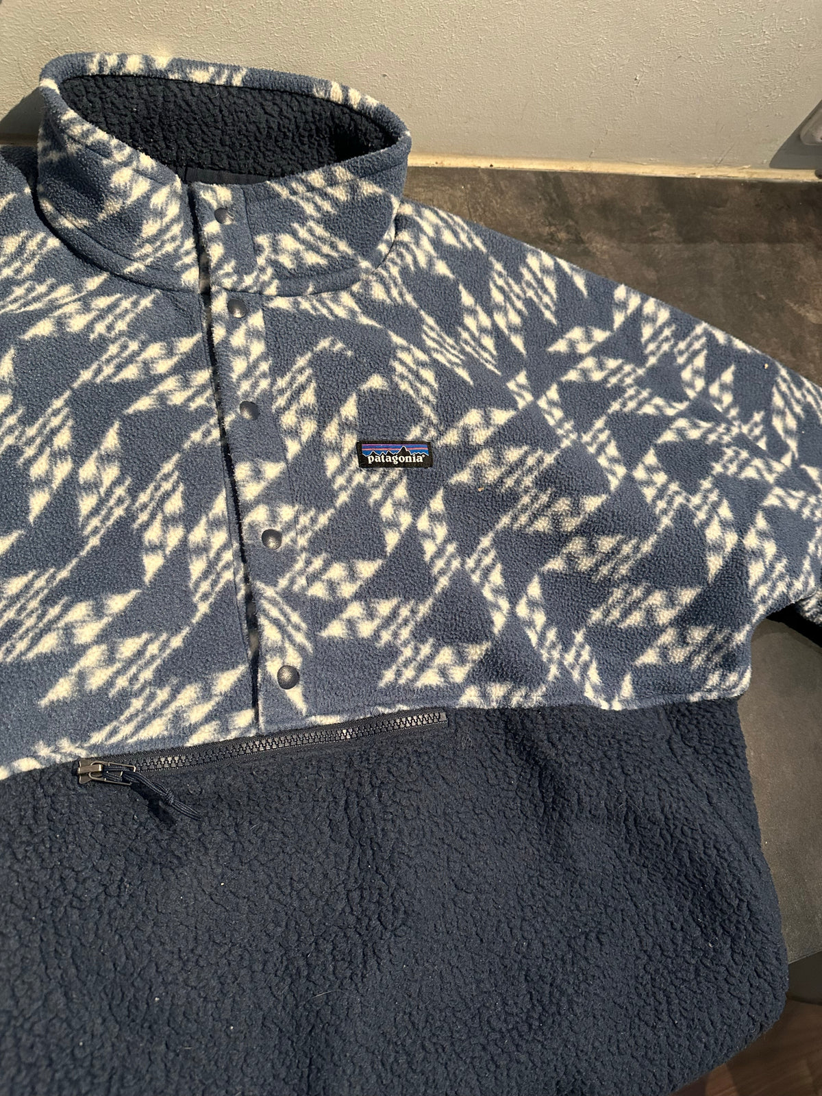 Fleece Pullover Patagonia (XL Herren) blau