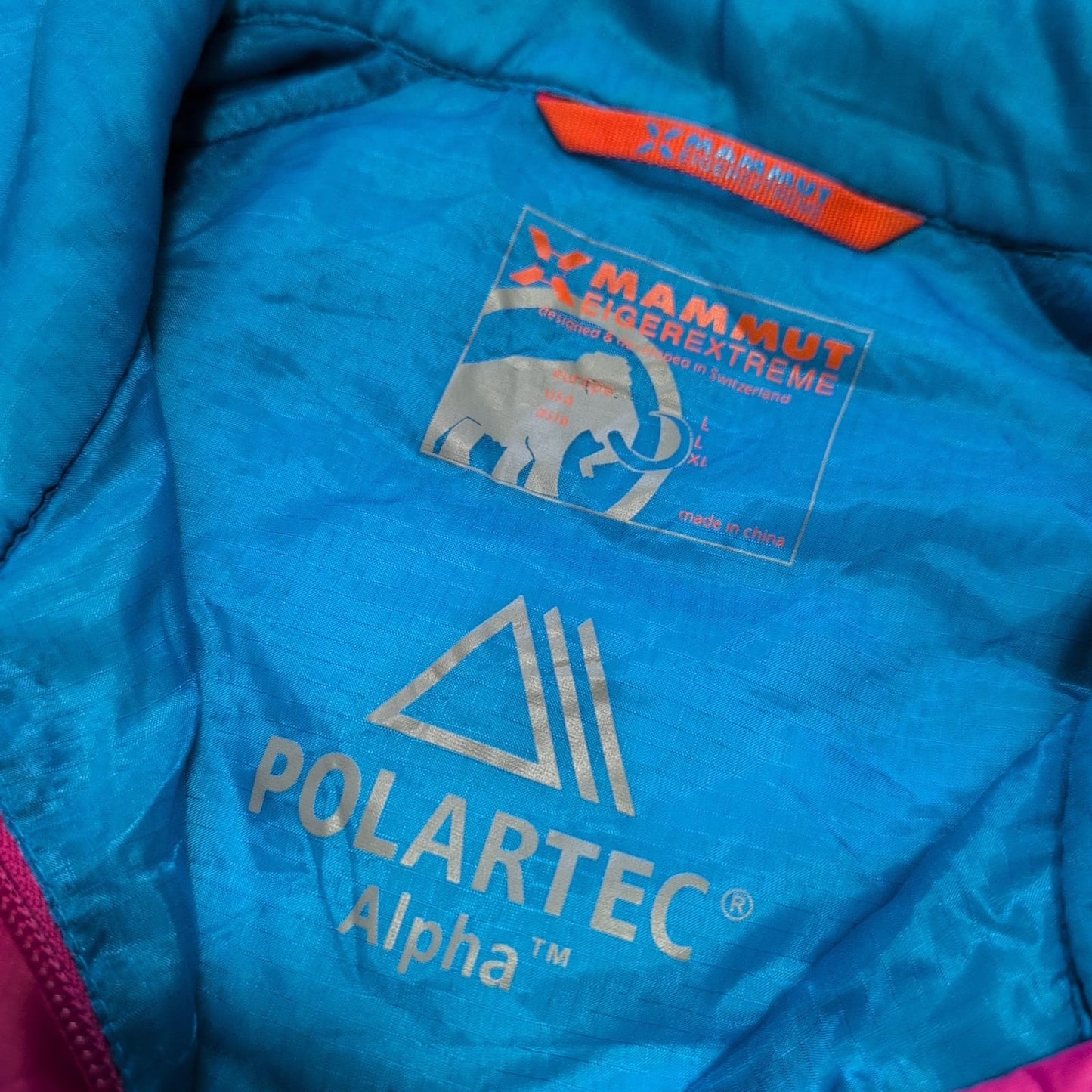 Isolations- Jacke Mammut EIGER EXTREME (L Damen) Polartec gefüttert pink