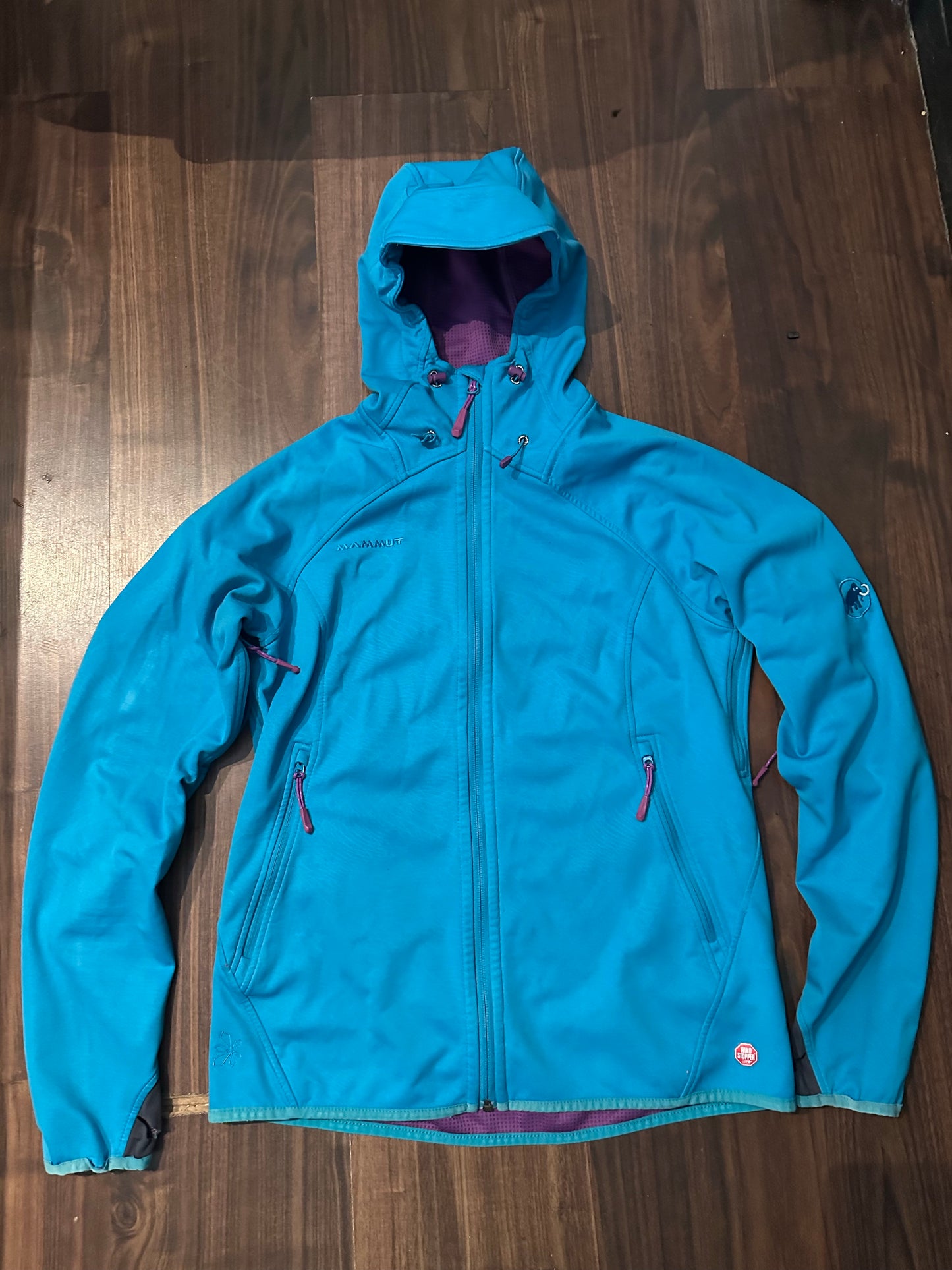 Jacke Mammut (M Damen) Windstopper Softech blau