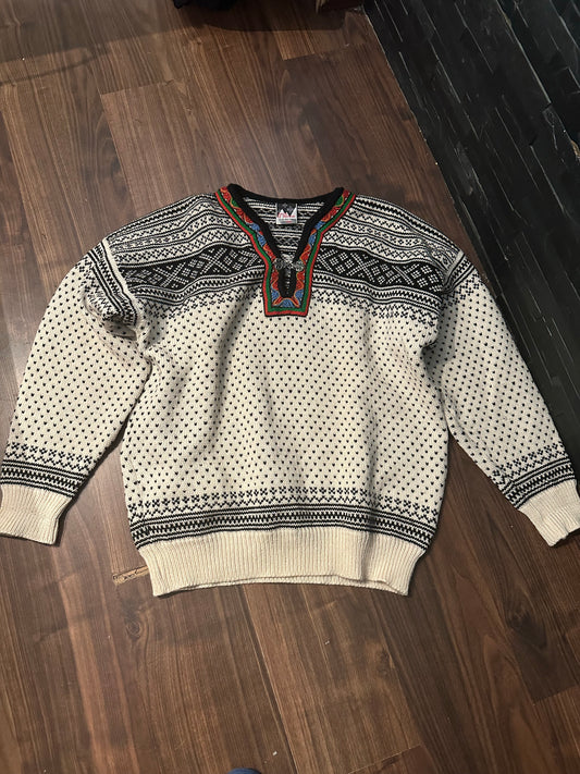 Strick Pullover Dale of Norway (XL Herren) Wolle creme
