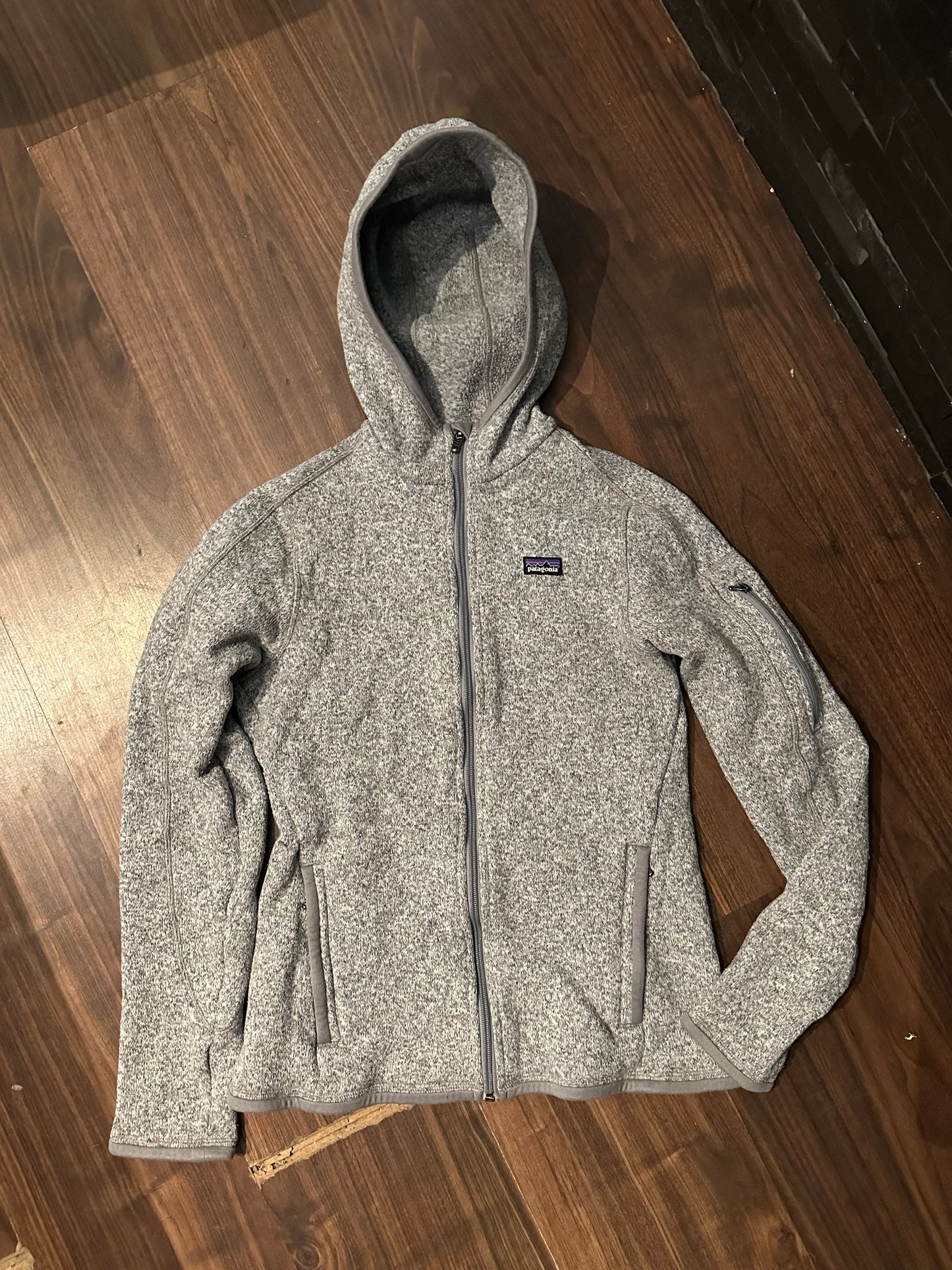 Patagonia Fleece Jacke (XS Damen) Better Sweater Hoodie grau