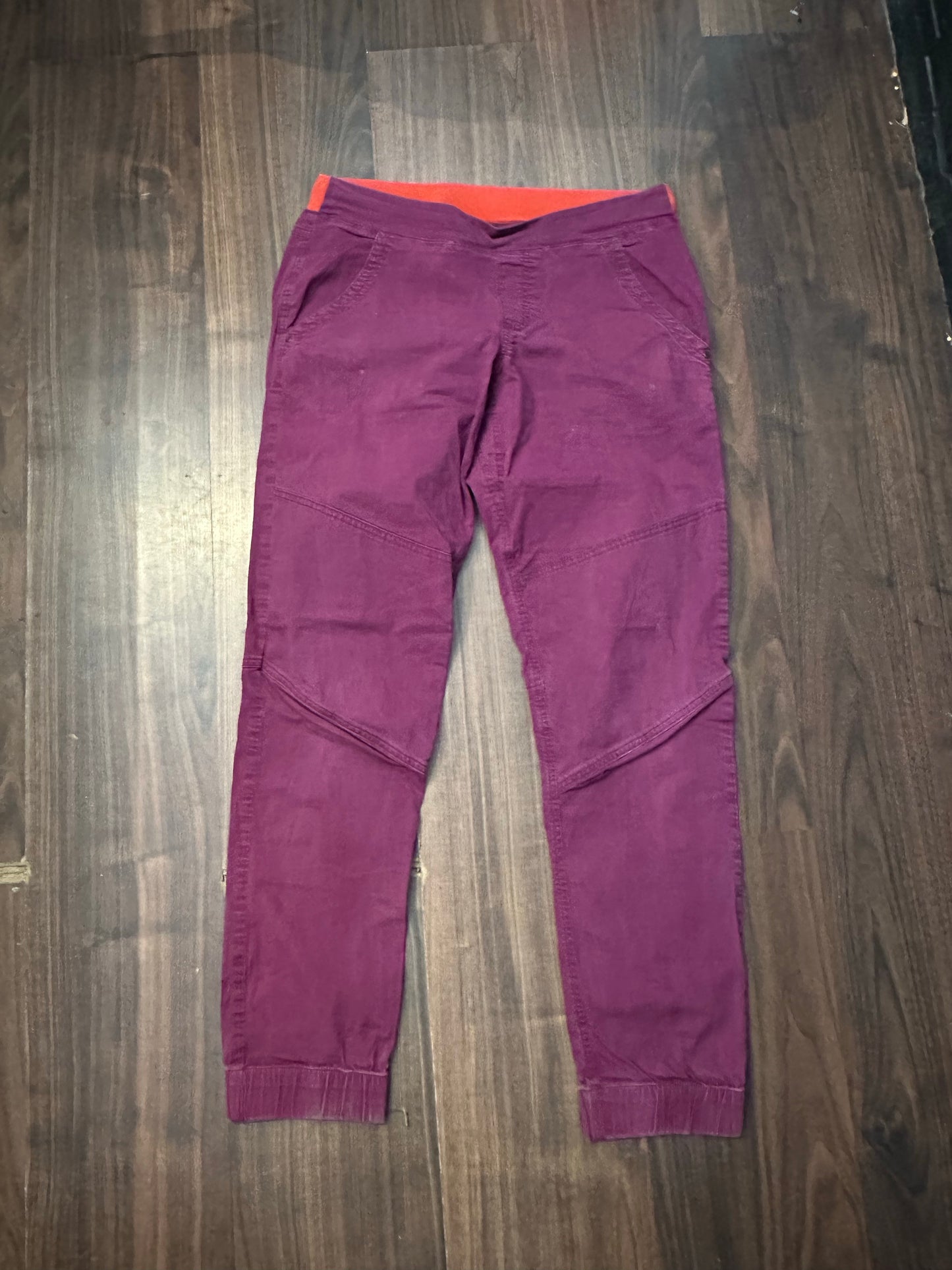 Kletter Hose von Rab (L Damen) Baumwolle lila