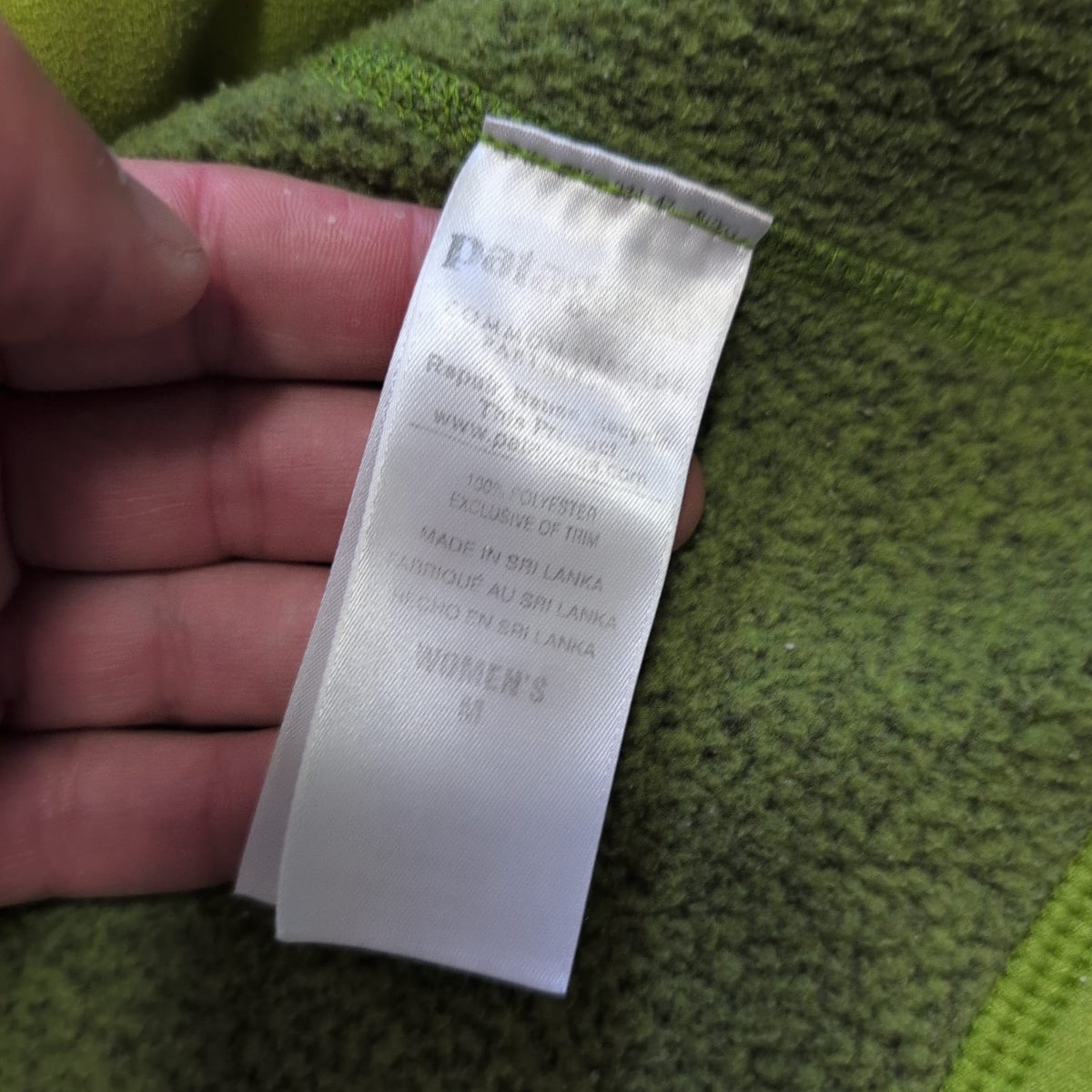 Patagonia Weste (M Damen) Strickoptik Better Fleece grün