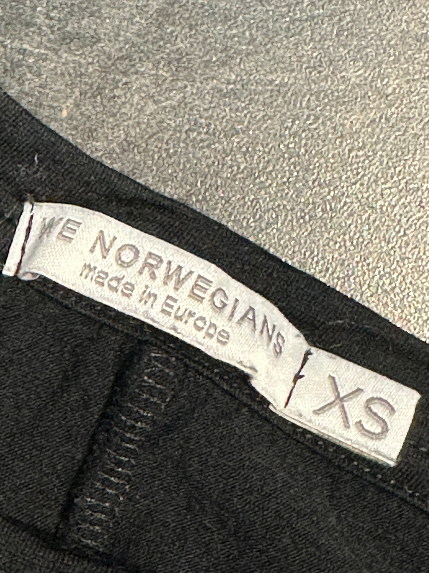 Langes Merino Kleid von We Norwegians (XS Damen) schwarz