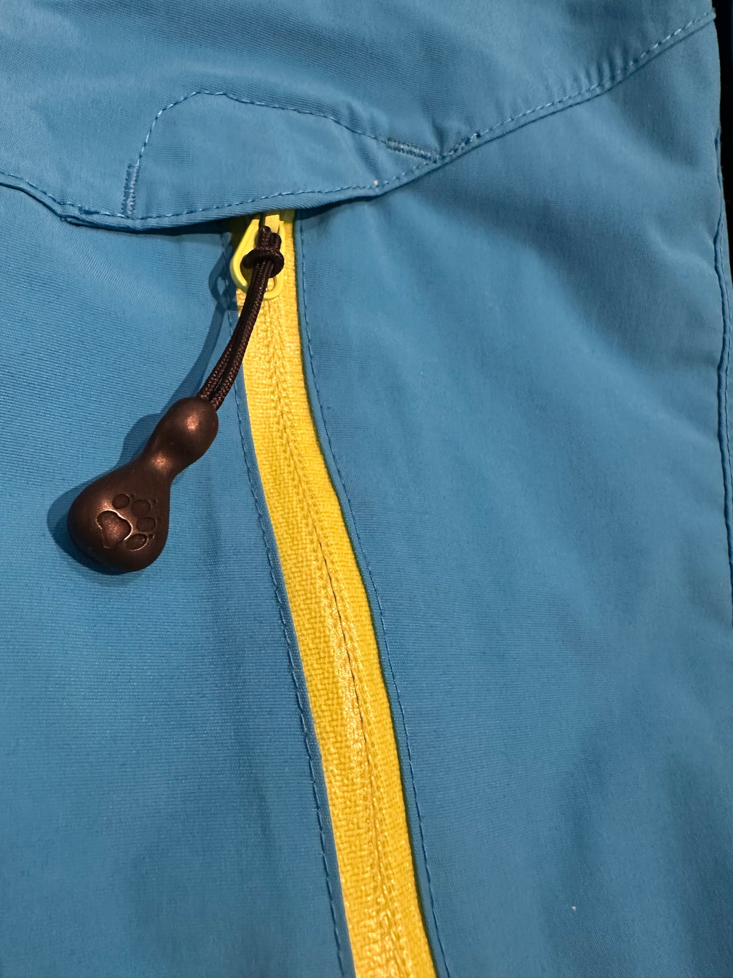 Regen Jacke Jack Wolfskin (M Damen) blau