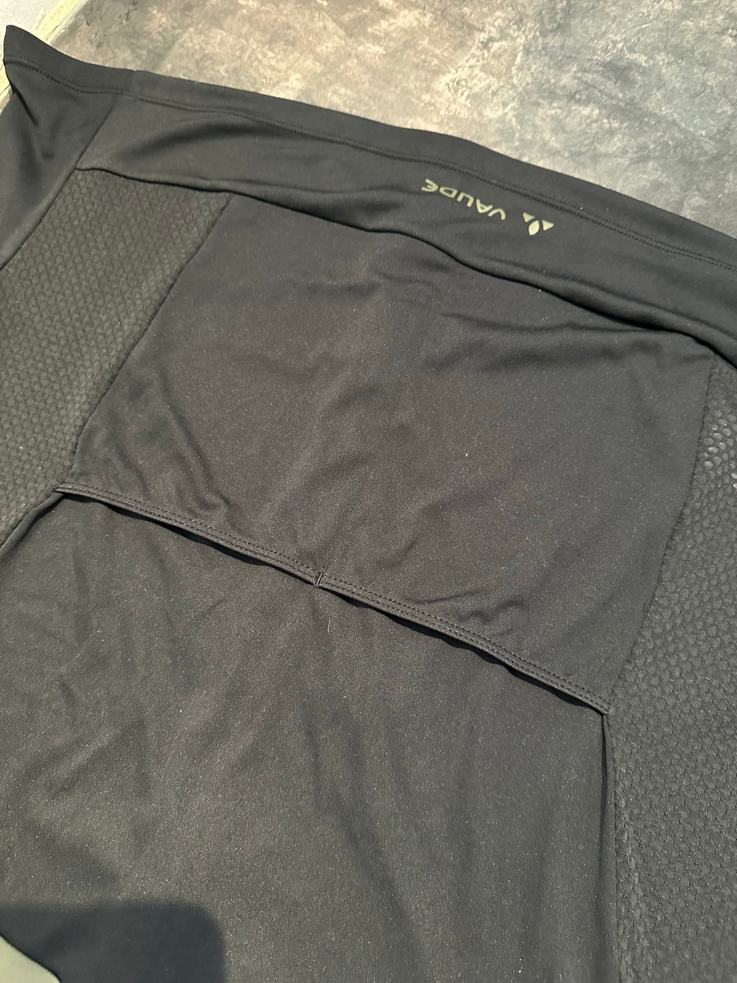 Radtrikot full zip (Damen XL) Vaude grün schwarz