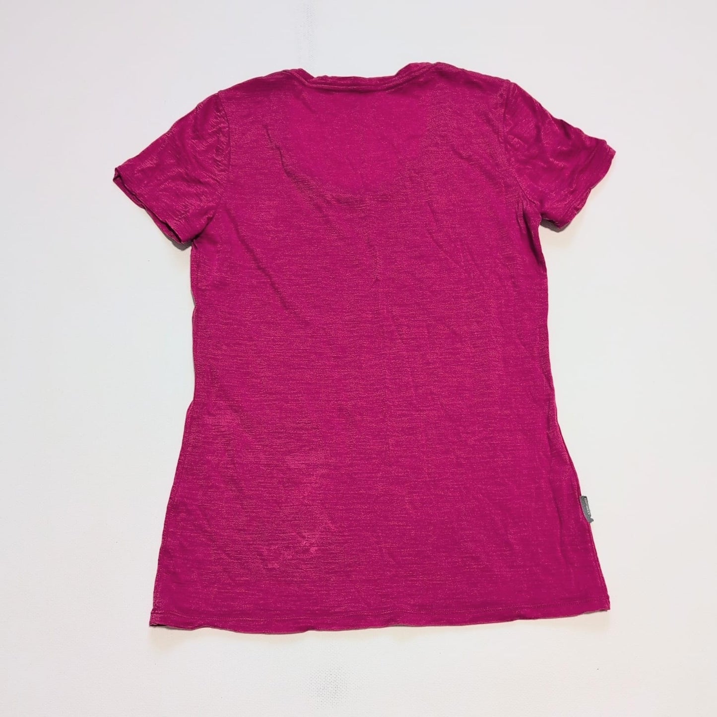 T-Shirt von Icebreaker Merino (S Damen) magenta mit Print