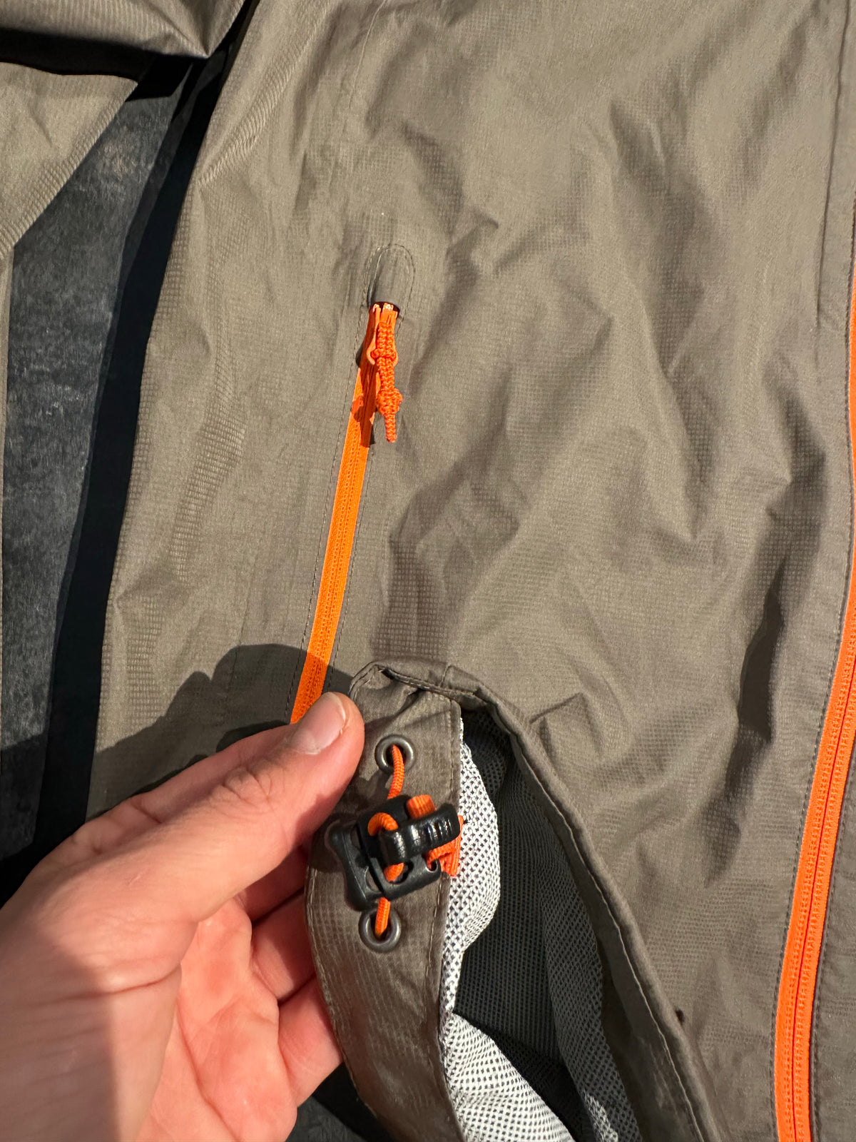 2,5-lagige Regen Jacke von Salewa (S Herren) khaki