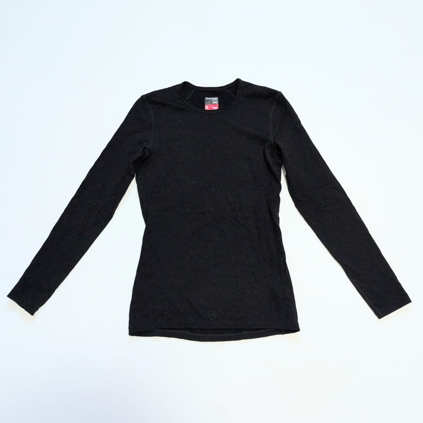 Longsleeve Icebreaker (XS Damen) Merino 260 schwarz