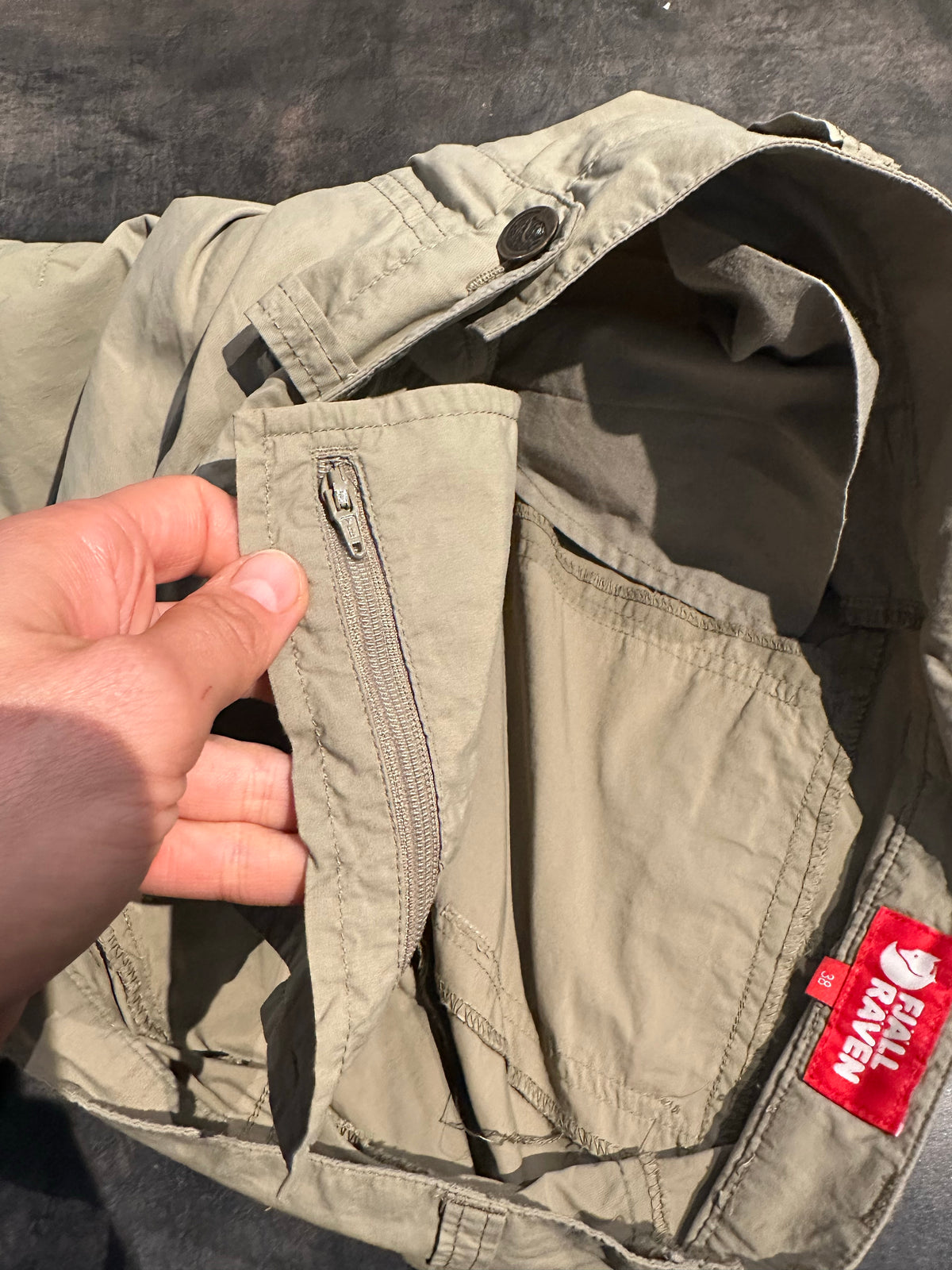 2in1 Hose Fjällräven (Damen M-L) Zip Off beige