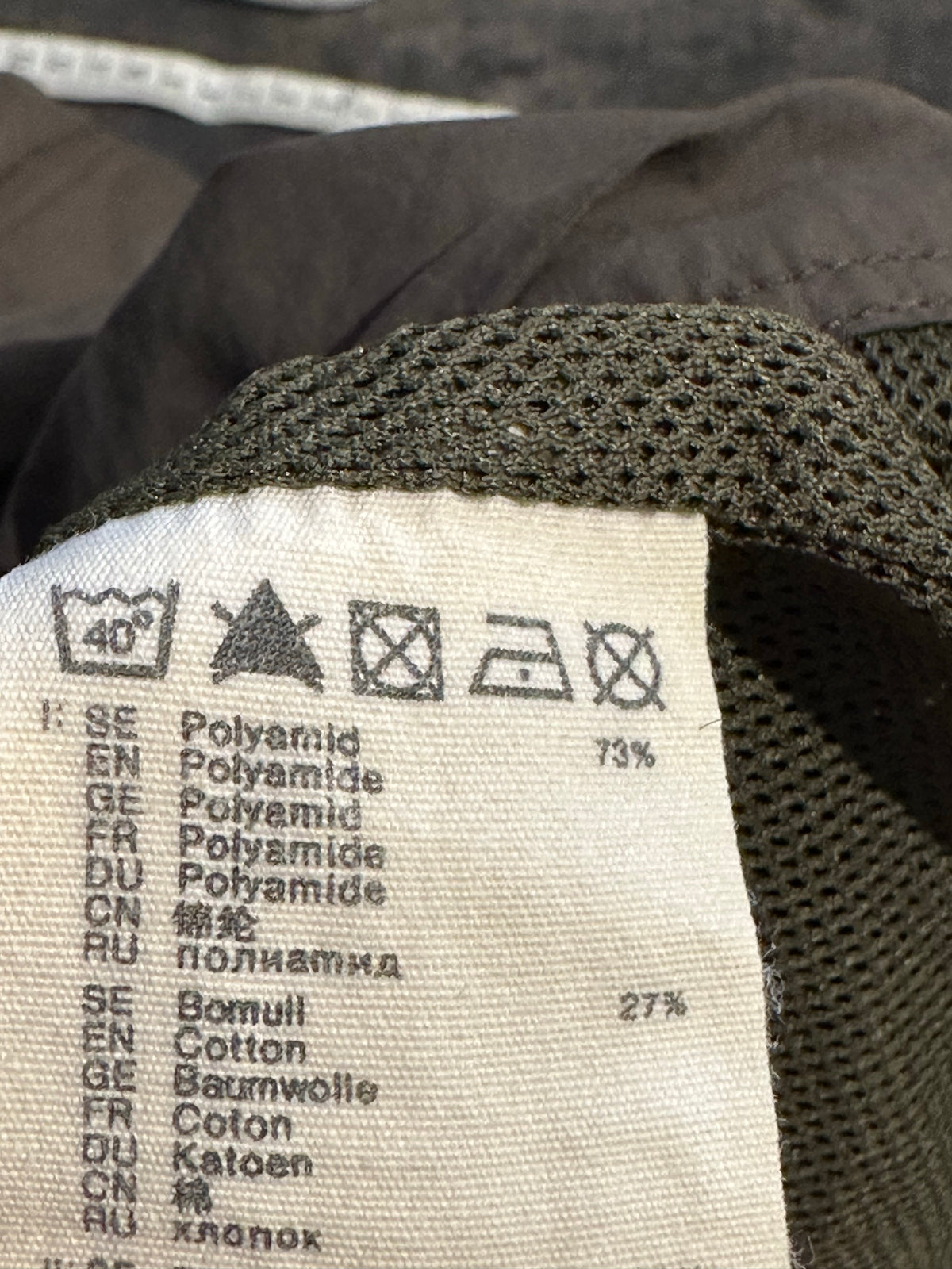 Regen Jacke Fjällräven (M Damen) anthrazit grau