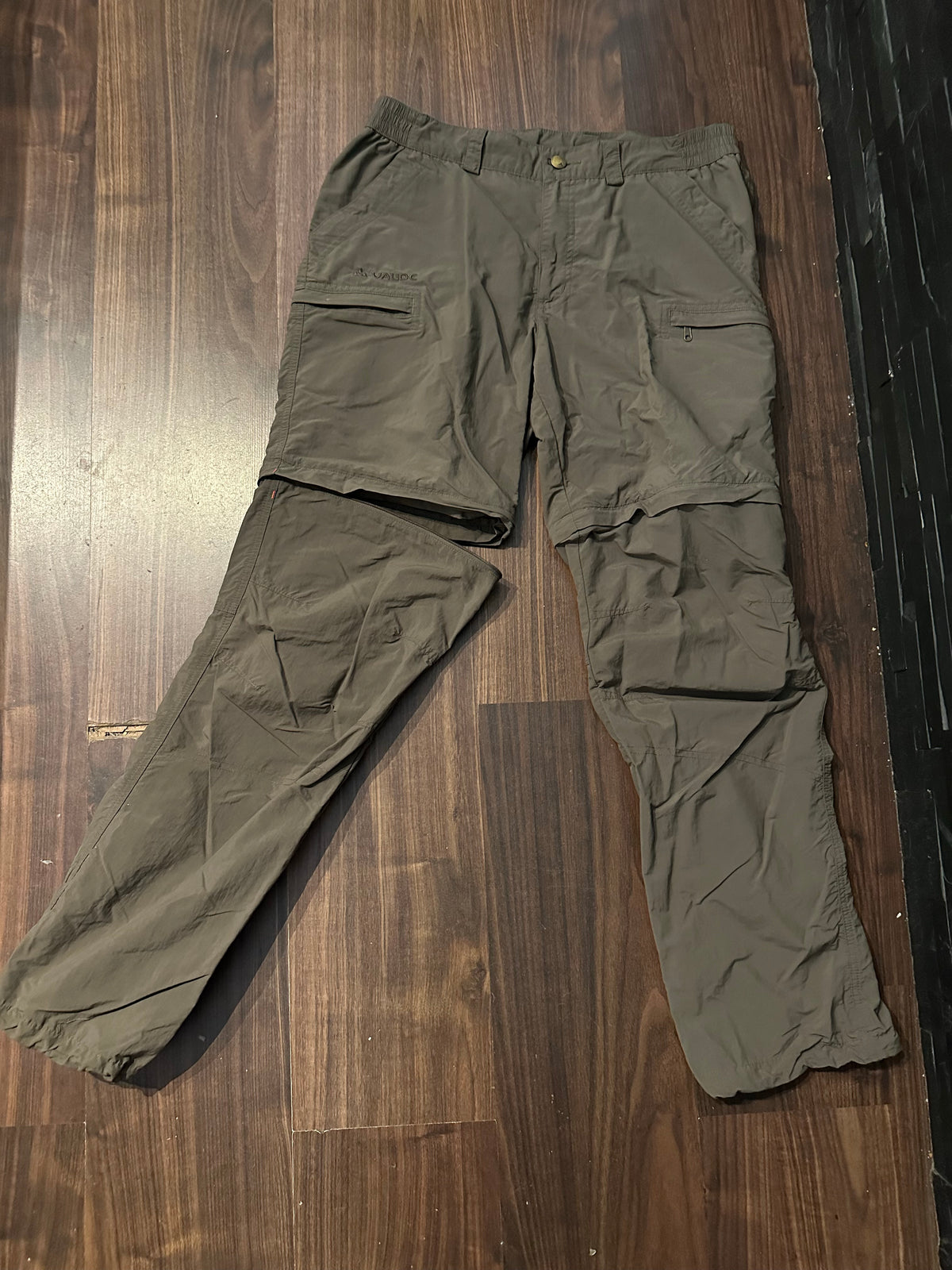 Zip Off Hose von Vaude (Herren L) 2in1 Trekkinghose khaki