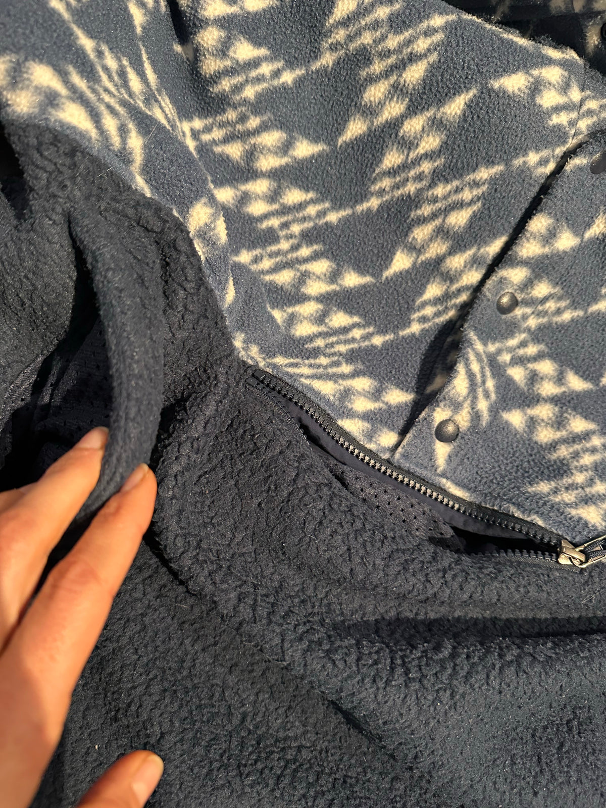 Fleece Pullover Patagonia (XL Herren) blau
