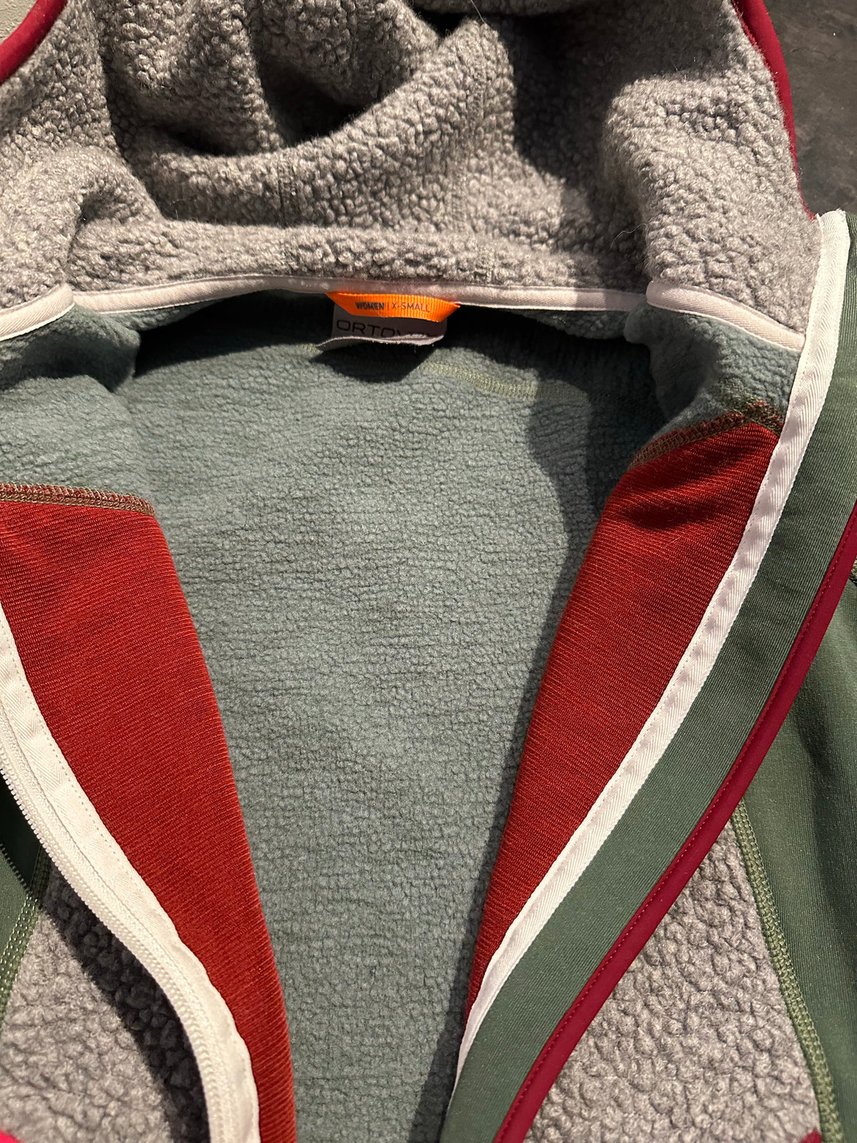 Ortovox Merino Zip Jacke (XS Damen) Kapuzenjacke grün