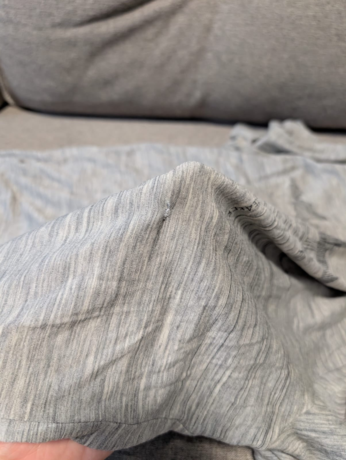 T-Shirt von Icebreaker Merino (M Herren) grau mit Print