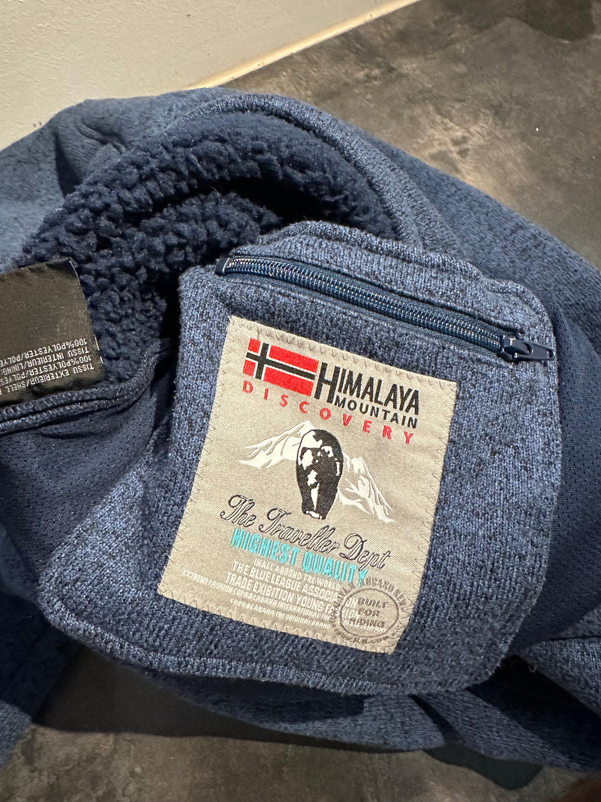 Zipper Jacke von Patagonia (L Herren) Fleece marineblau