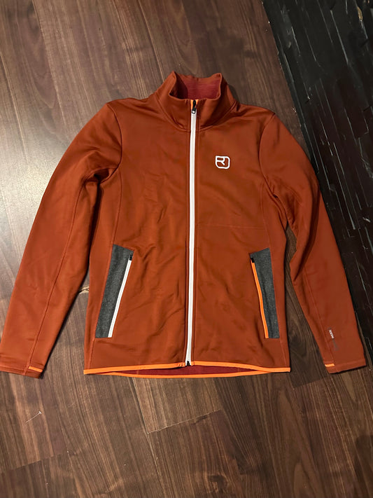 Ortovox Fleece Jacke (L Herren) Merino inside terrakotta
