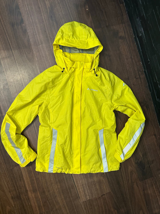Regen Jacke von Vaude (M Damen ) 3-lagig gelb - wanderlich.com