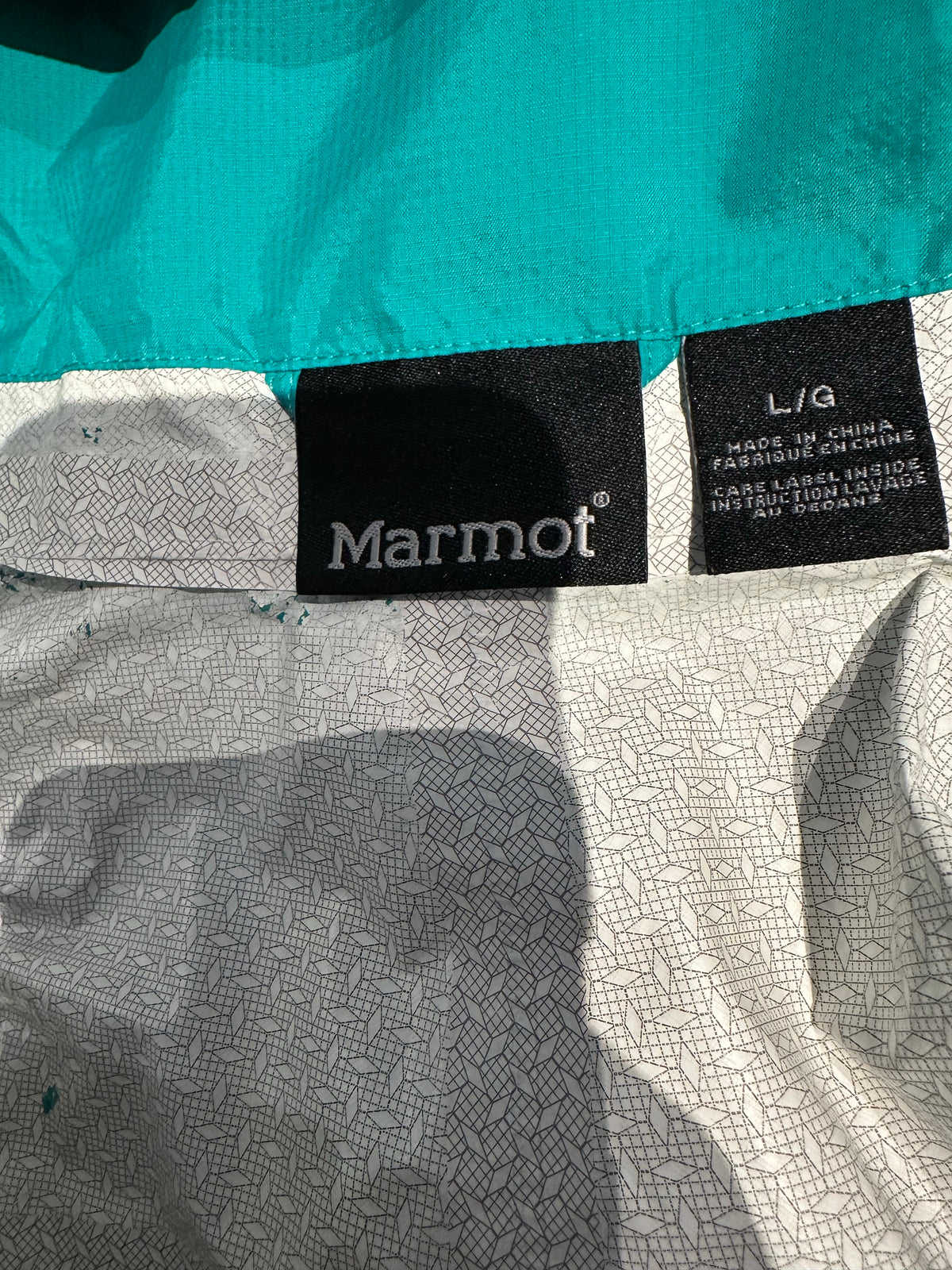 Hardshell Jacke von Marmot (L Damen) Regenjacke türkis