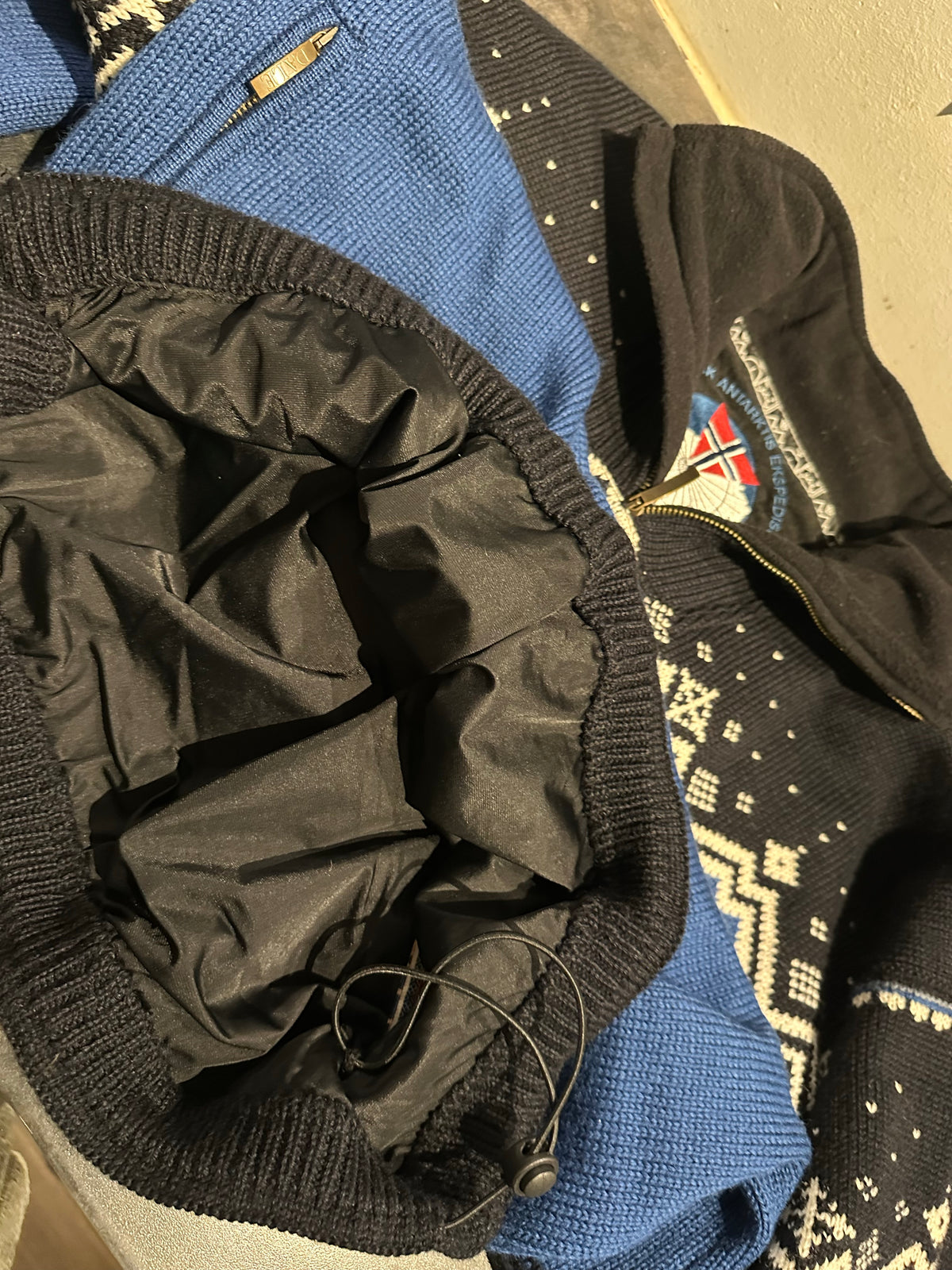 Strick Pullover Dale of Norway (XL Herren) Wolle schwarz blau