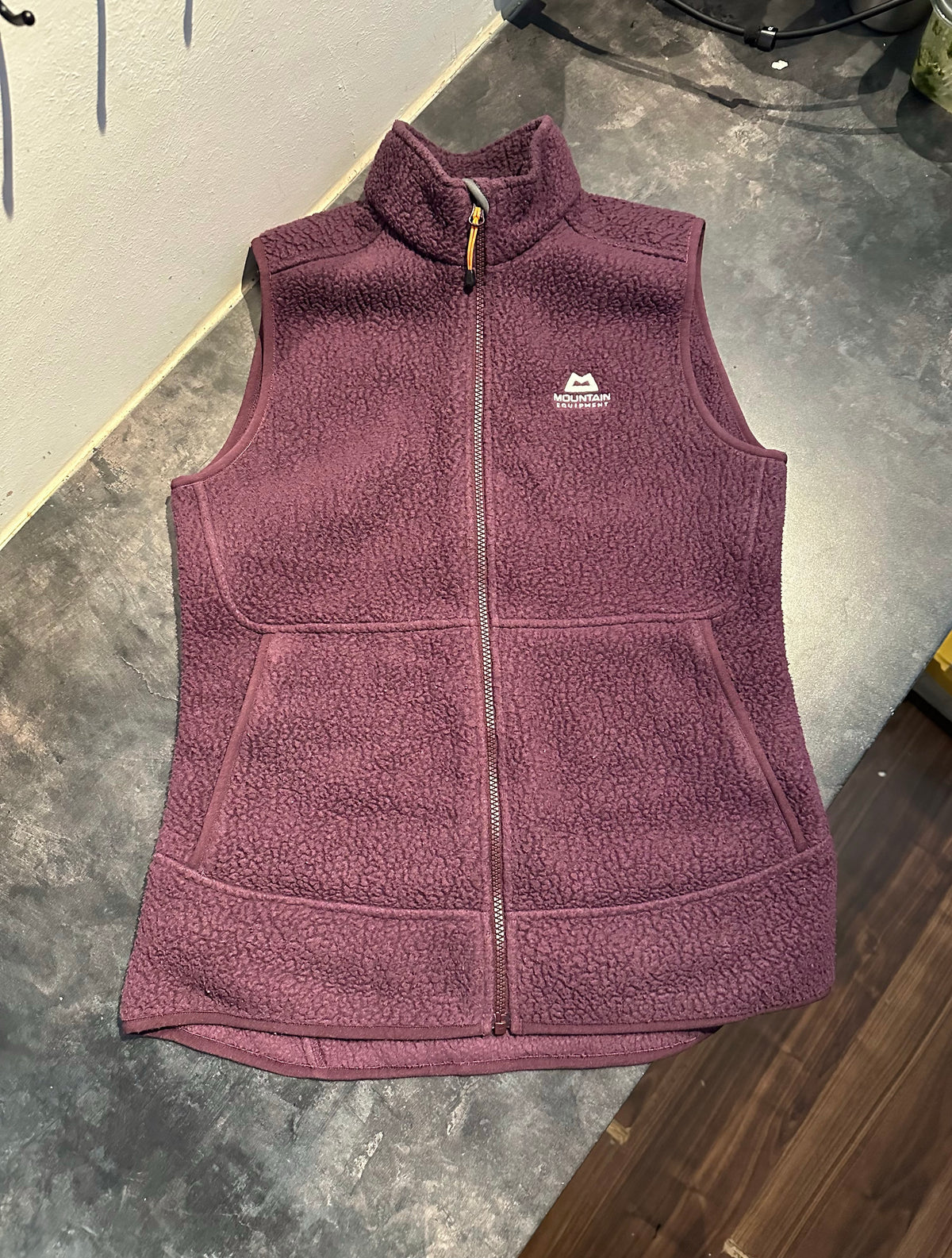 Fleeceweste Mountain Equipment (M Damen) Strickoptik lila
