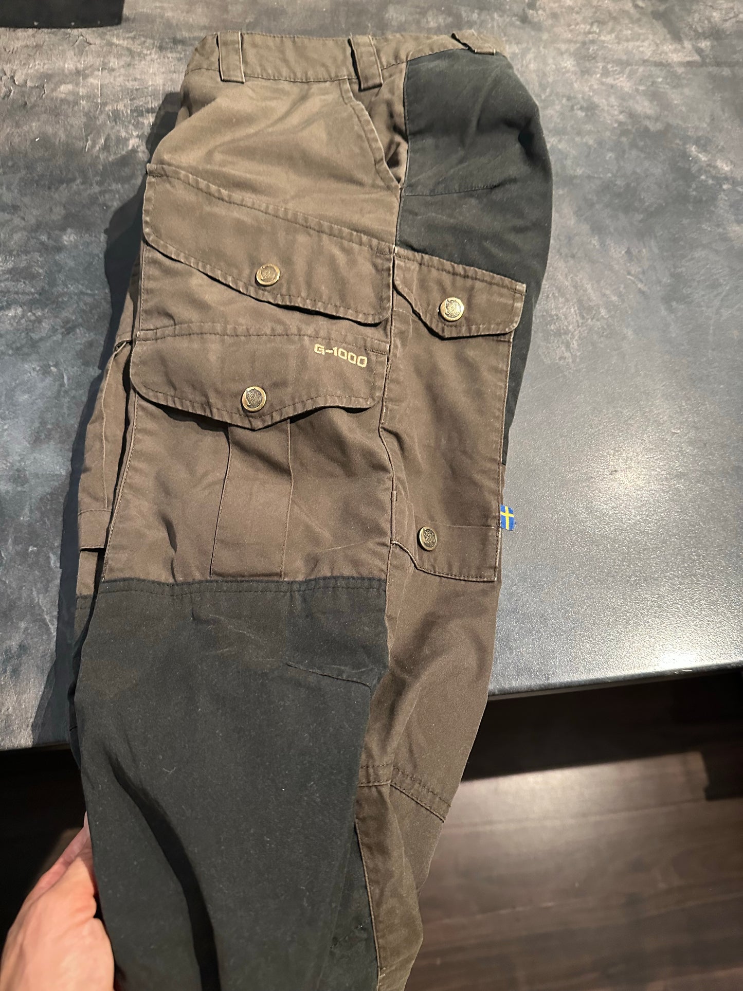 Fjällräven Barents Hose (S Damen) braun schwarz