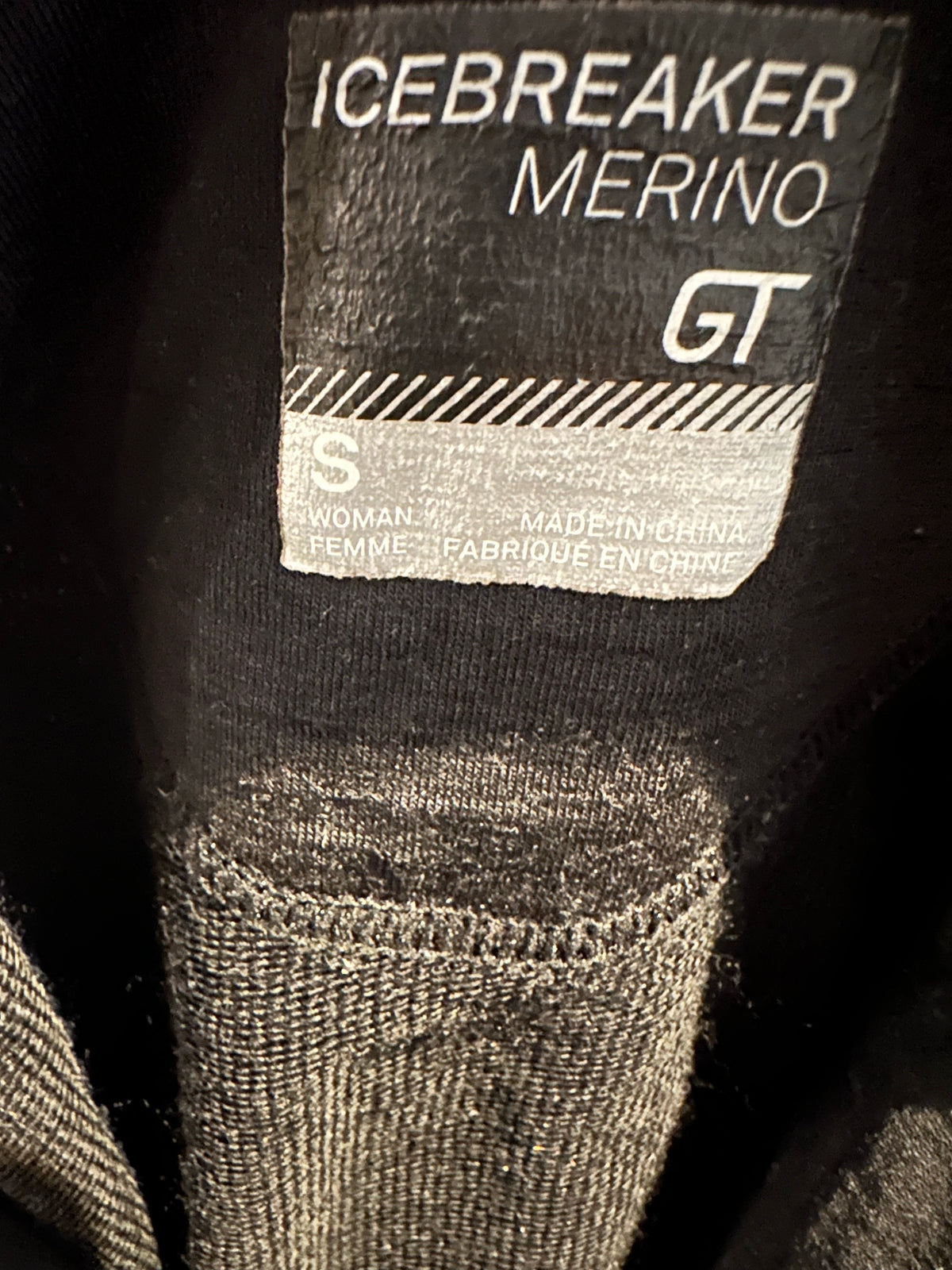 Zip Jacke Icebreaker pure Merino gt (Damen S) schwarz