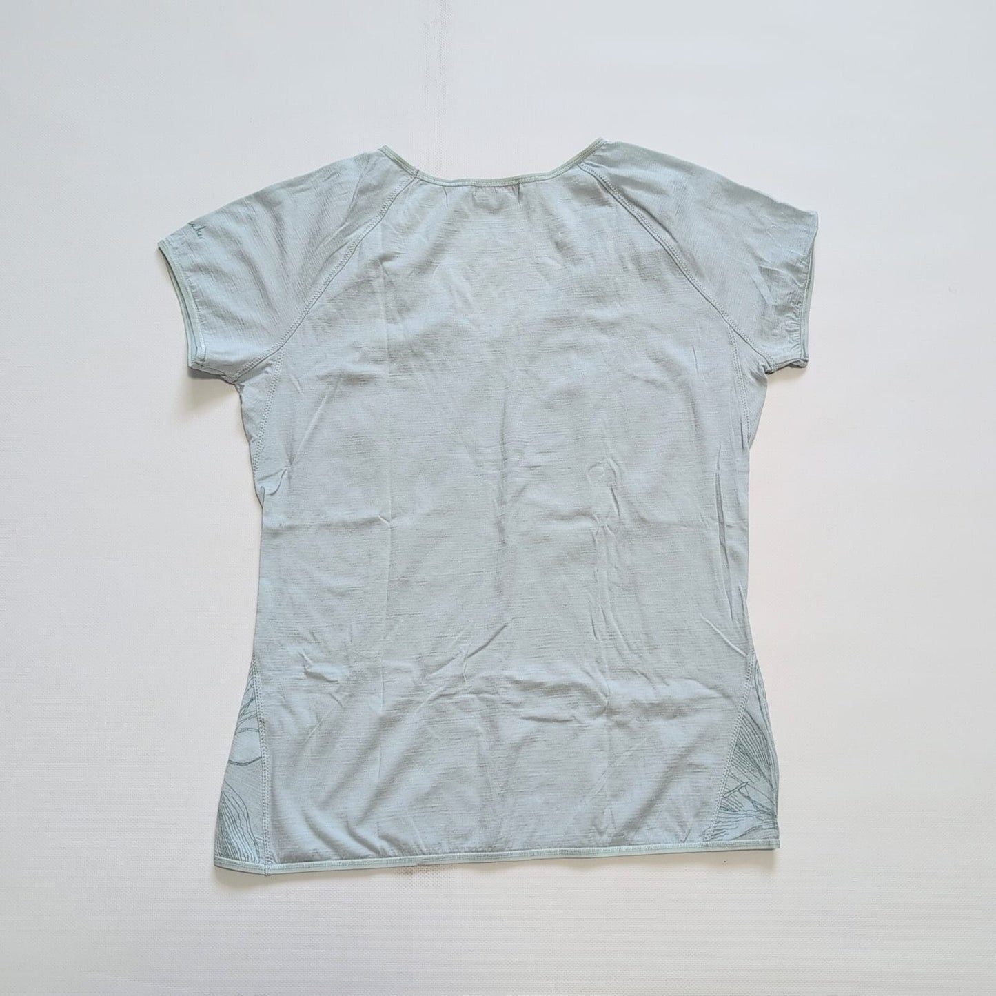 T-Shirt von Icebreaker Merino (L Damen) türkis print