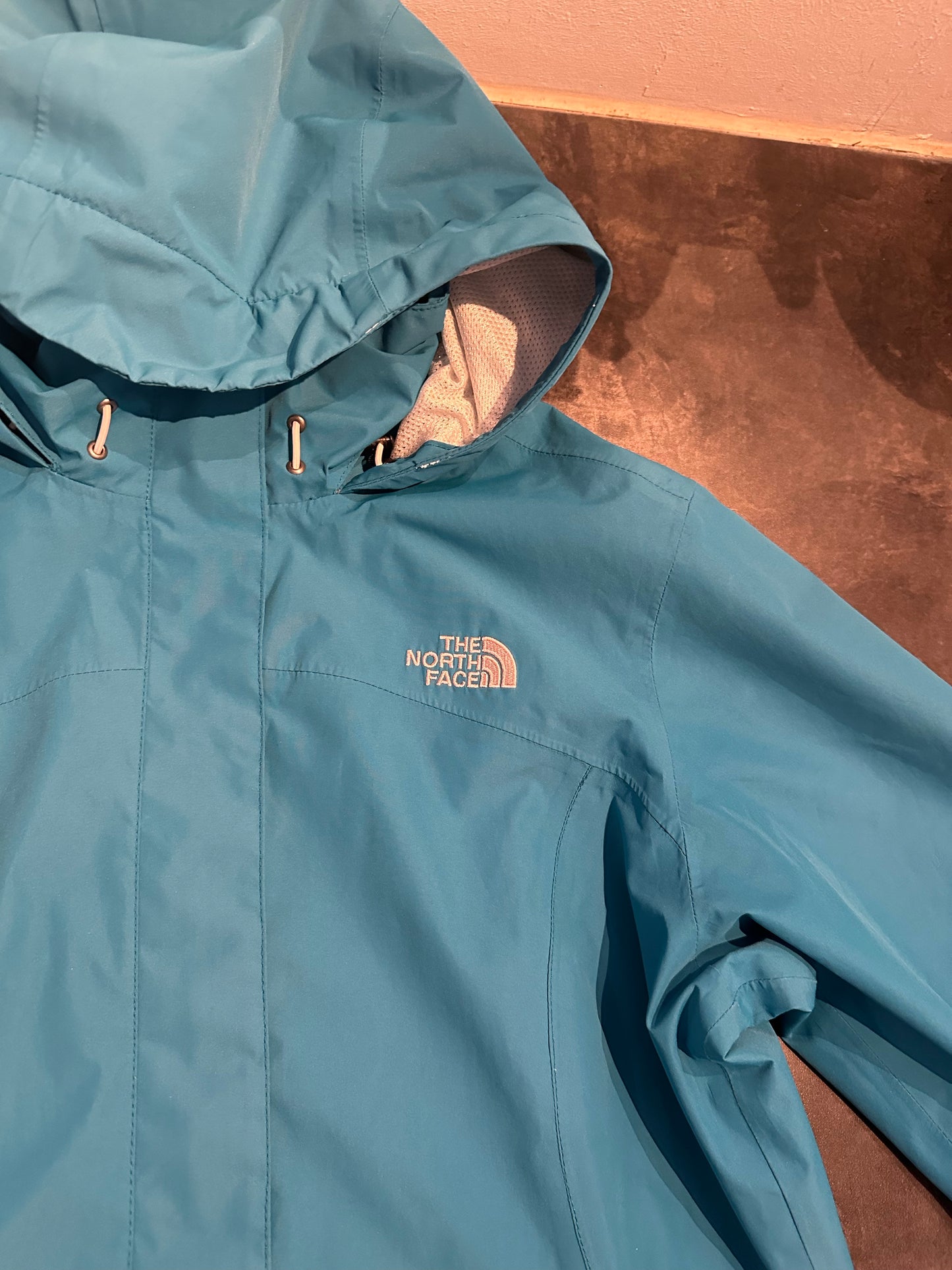Regen Jacke von The North Face (L Damen) 3 lagig blau