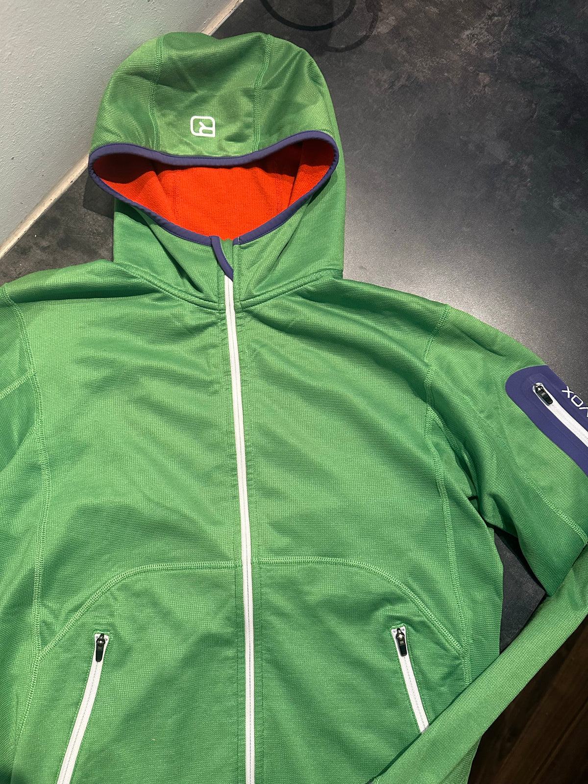 Ortovox Jacke Merino inside (S Herren) Fleece Hoodie grün