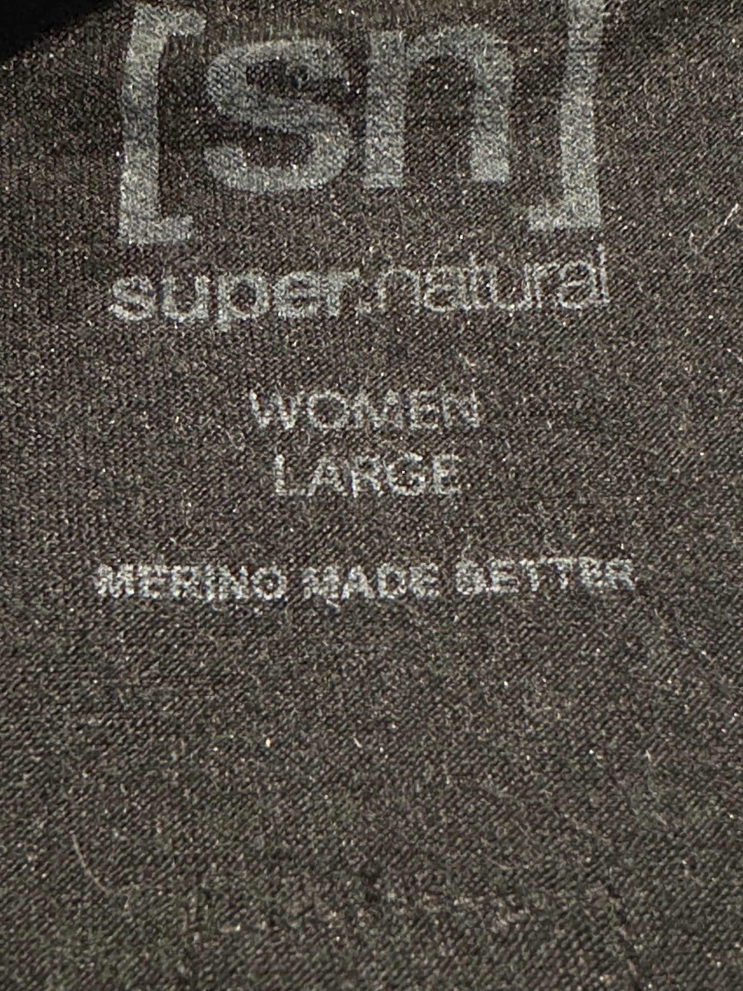 Langes Merino Kleid von super.natural (L Damen) schwarz